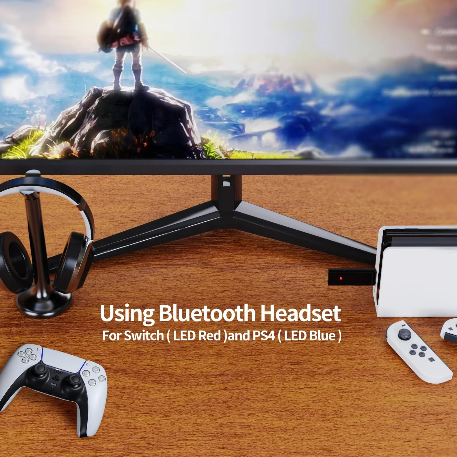 MAYFLASH Magic-S PRO 2 Wireless Bluetooth USB Adapter for PS4, NS, NS 2, macOS, Windows, Raspberry Pi, Compatible with Xbox Series X & S, Xbox One, PS5 Controller and More
