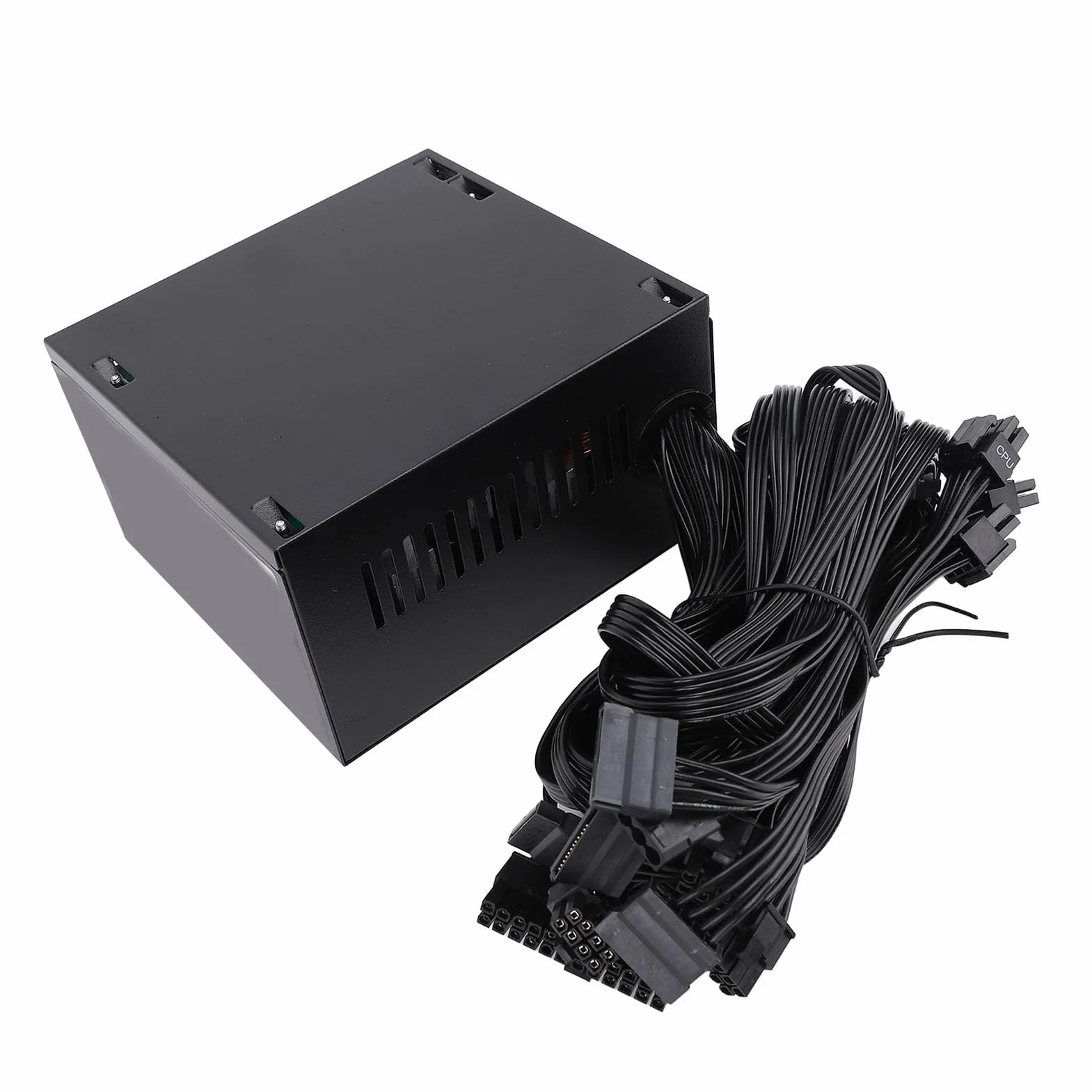 Asixxsix Zasilacz 600 W Certyfikat 80+ Bronze, Pojedyncza Szyna Zasilacza ATX 12 V z Cichym Wentylatorem 120 Mm Inteligentne Zarządzanie temperaturą dla Komputerów do Gier Wysokowydajne Procesory