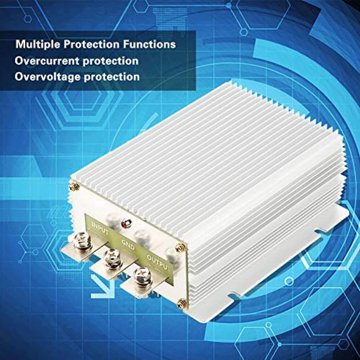 Przetwornica napięcia -24 V do 12 V 50 A Nieizolowana przetwornica prądu stałego Zasilacz obniżający o dużej mocy 600 W