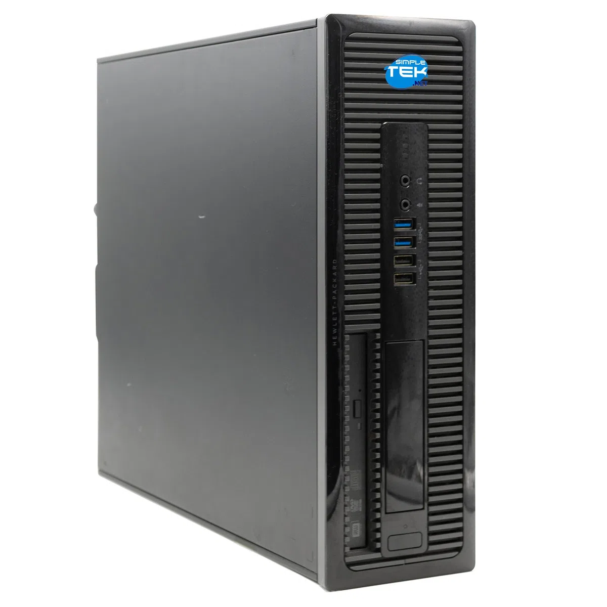SIMPLETEK Komputer stacjonarny SFF i3, Windows 11 Pro, 16 GB RAM, 2 TB, SSD, DVD-RW, RS232 (odnowiony)