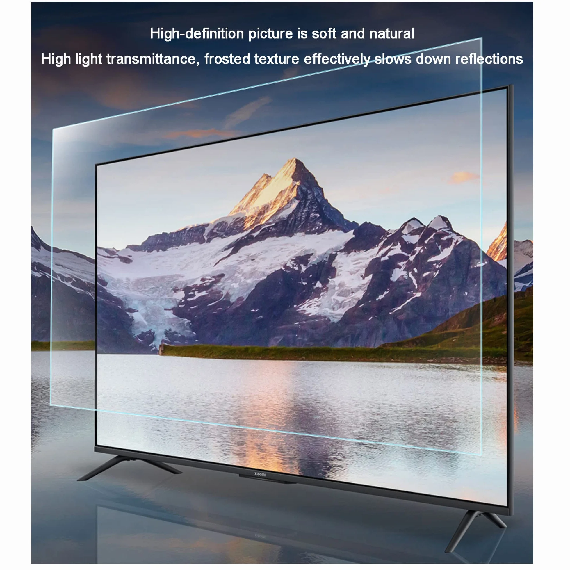 Osłona ekranu telewizora Smart TV Folia ochronna na ekran telewizora LED OLED QLED HDTV o przekątnej 32-75 cali(60in 1338x756mm)