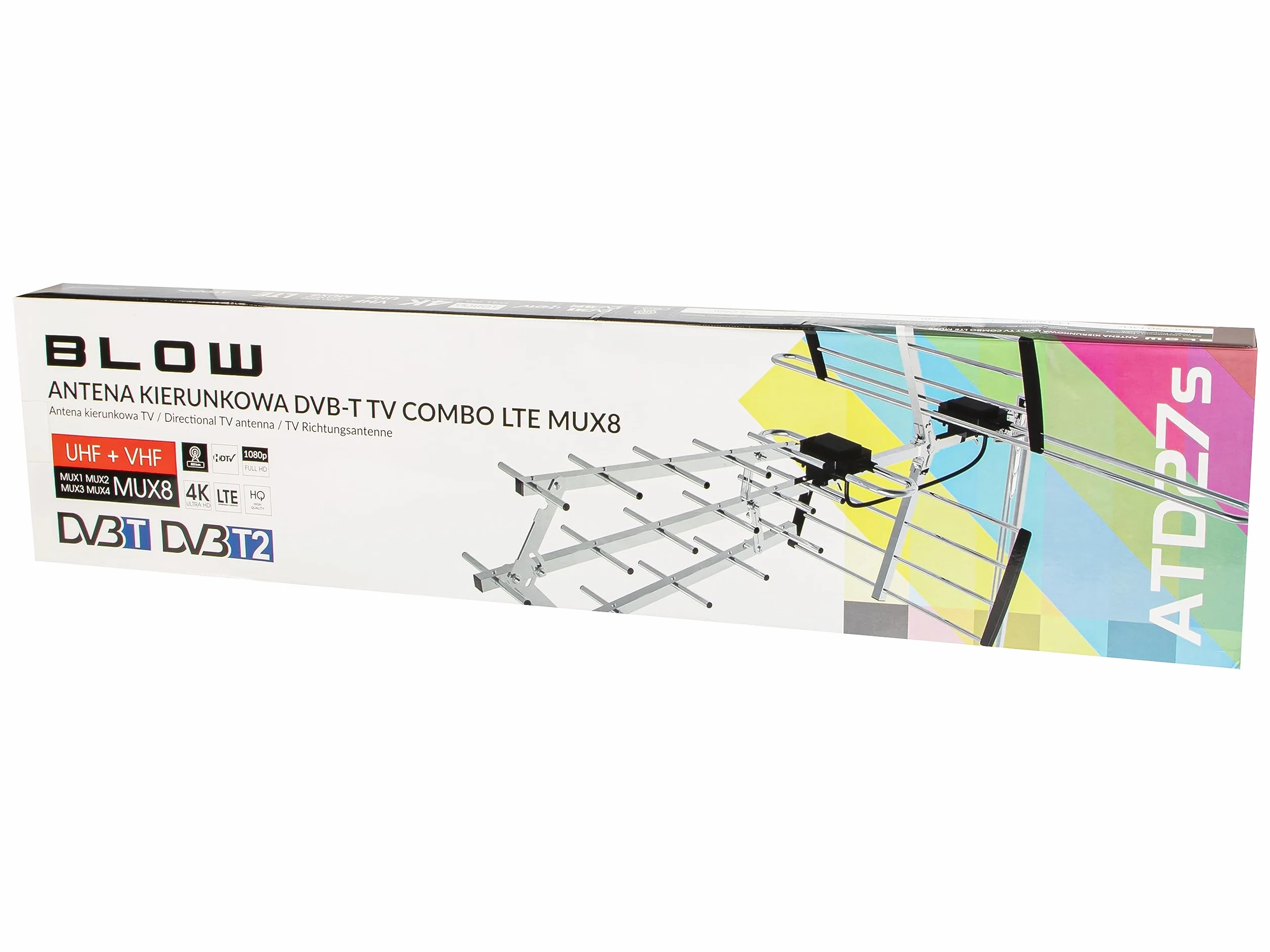 BLOW Antena TV Naziemnej Kierunkowa Combo DVB-T2 LTE 4K