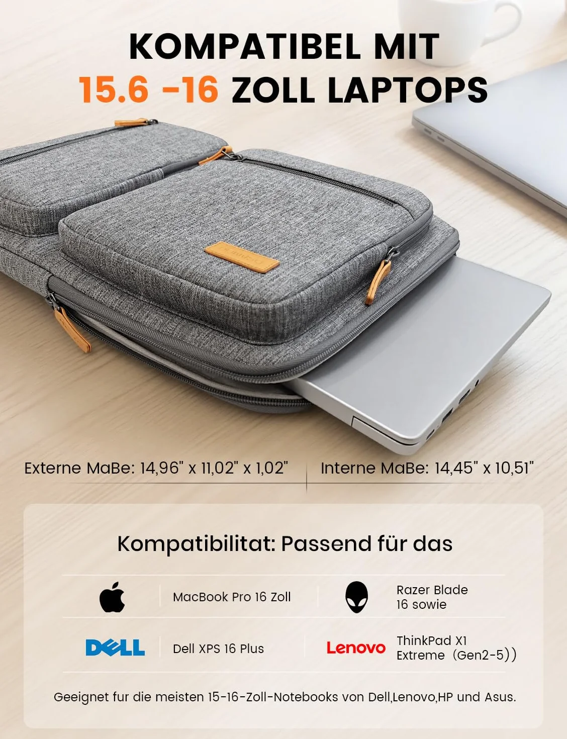 DOMISO Pokrowiec na laptopa LP04