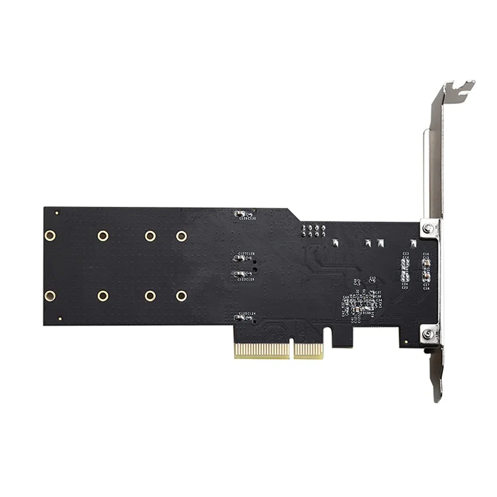 PCIe3.0 X1 X4 dla M.2 SATA SSD na PCIe X1 konwerter karty adapter z 2xM2 2xSAT