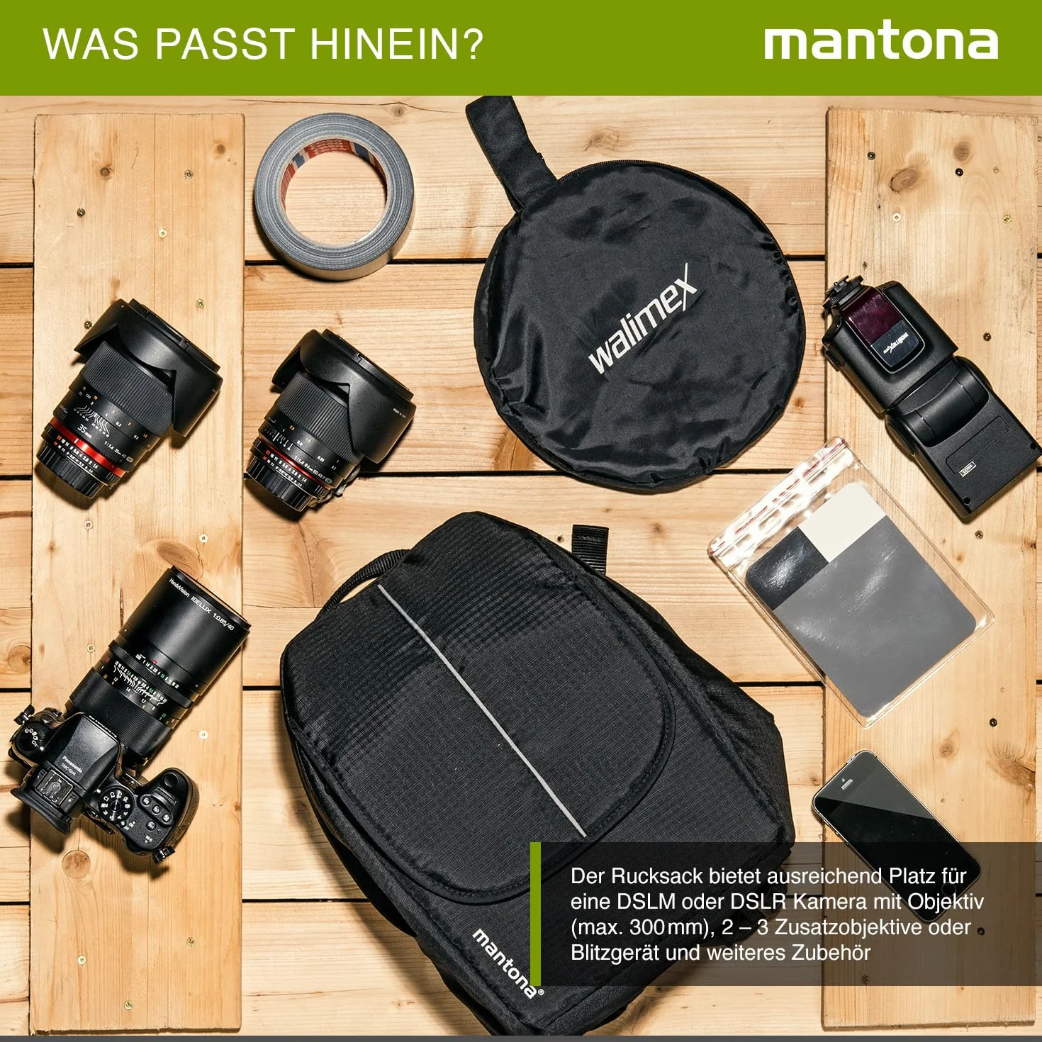 Mantona Elements 10 plecak do aparatu czarny