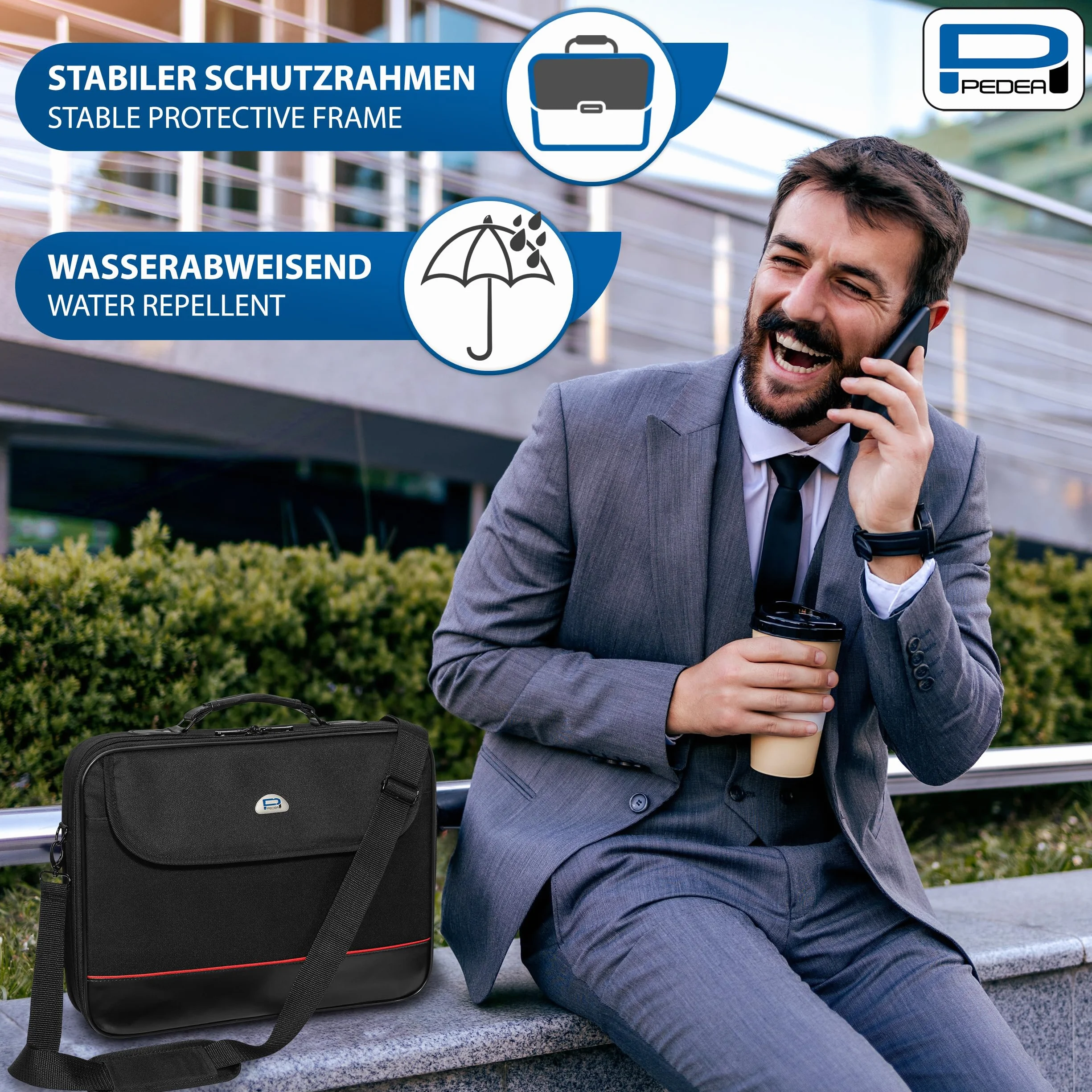 Pedea Torba na laptopa Trendline 18,4 cala (50 cm) czarna