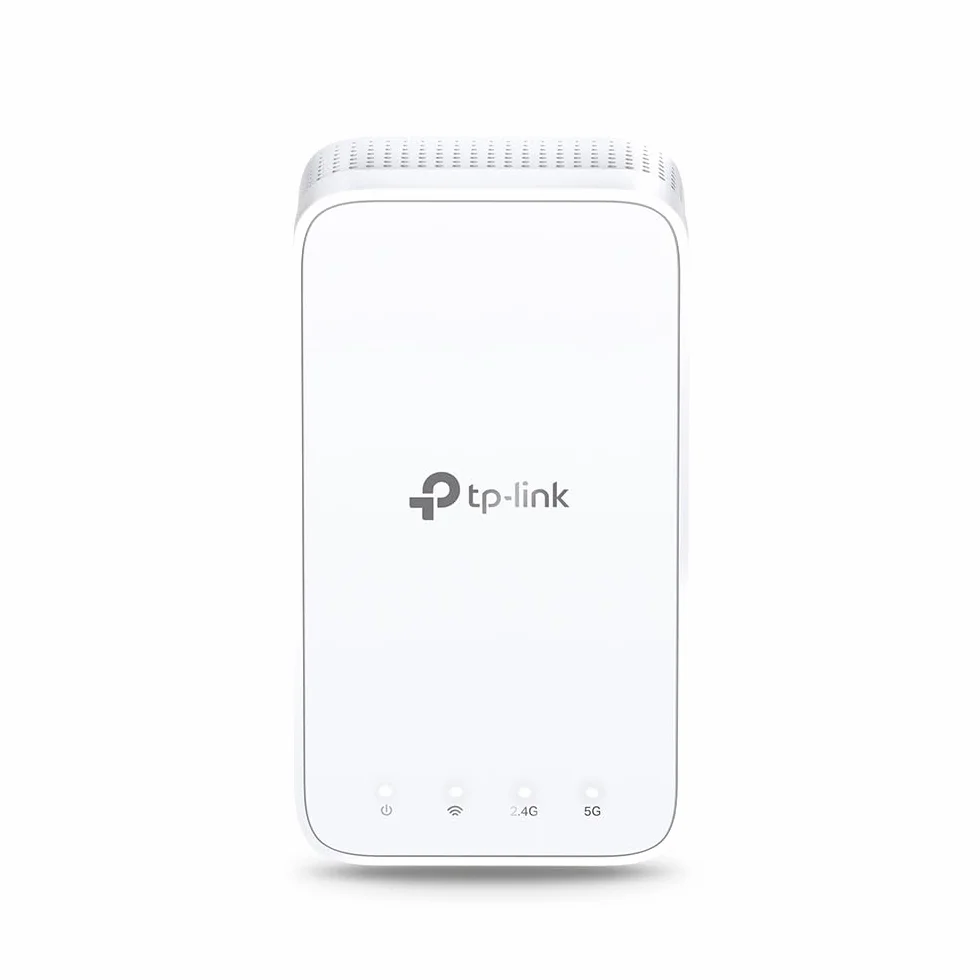 TP-Link Wzmacniacz RE330 WLAN AC1200 (867 Mb/s 5 GHz + 300 Mbps 2,4 GHz, wzmacniacz WiFi, sterowanie aplikacją, wskaźnik siły sygnału, kompatybilny ze wszystkimi urządzeniami WLAN, tryb AP)