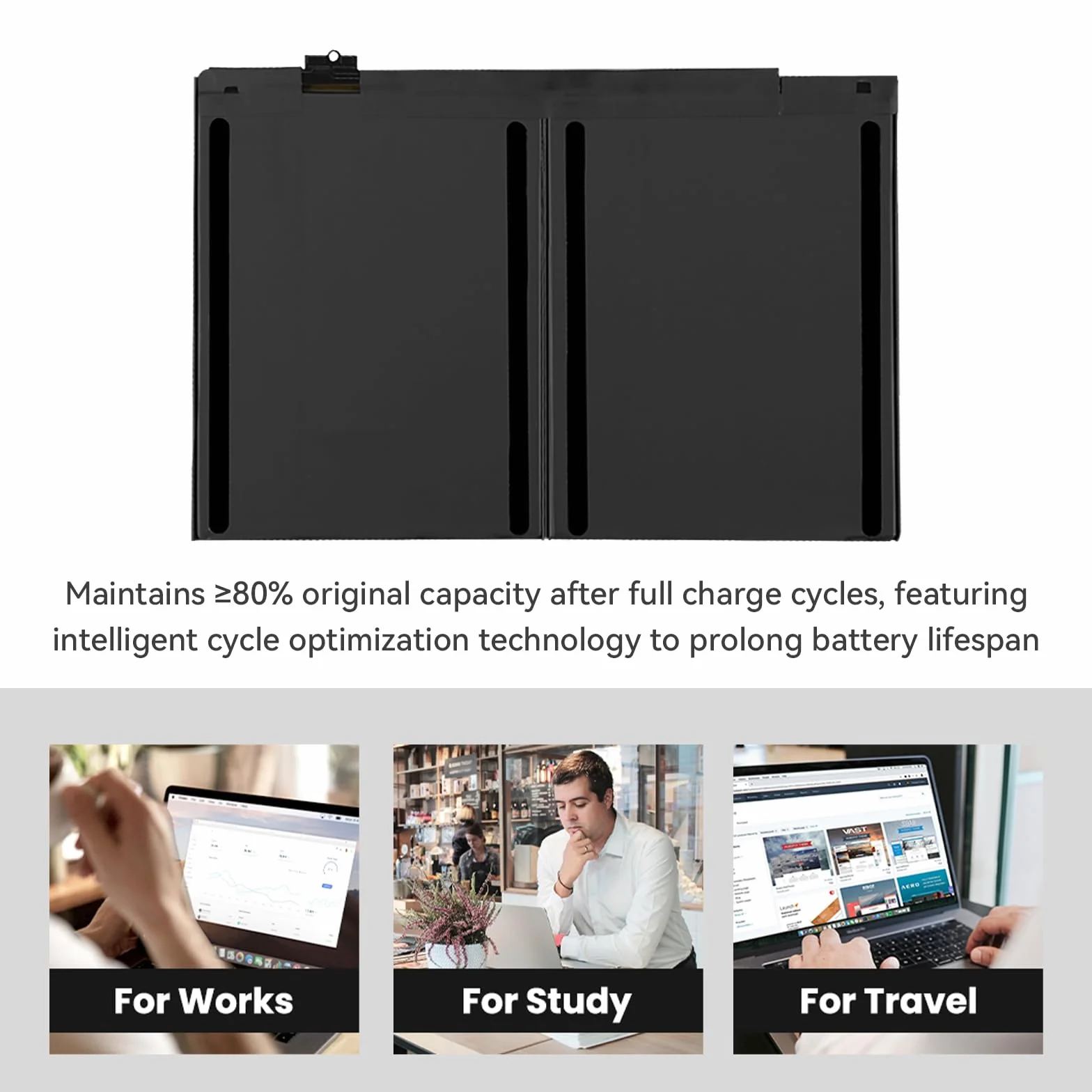 K KYUER A1547 Tablet Battery Compatible with iPad Air 2 A1566 A1567
