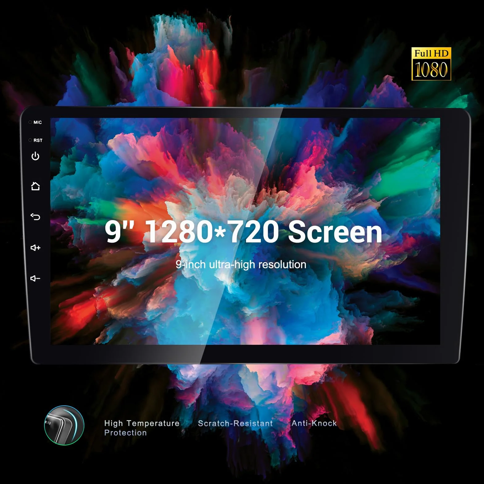 5G WiFi 4+64G Android Radio dla Suzuki Swift 2011-2017 Bezprzewodowe Carplay Android Auto, 9-calowy IPS Ekran z Nawigacją Bluetooth 5.0 FM/RDS SWC Kamera Cofania