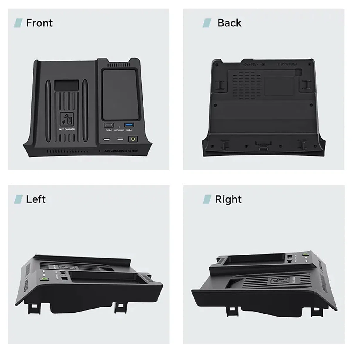 Ładowarka Samochodowa z 15W Bezprzewodowa + 27W USB i Typu C do Subaru Forester 2019 2020 2021 2022 2023 2024 Konsola środkowa Akcesoria do Tuningu Wnętrza dla i-Phone Sam-sung