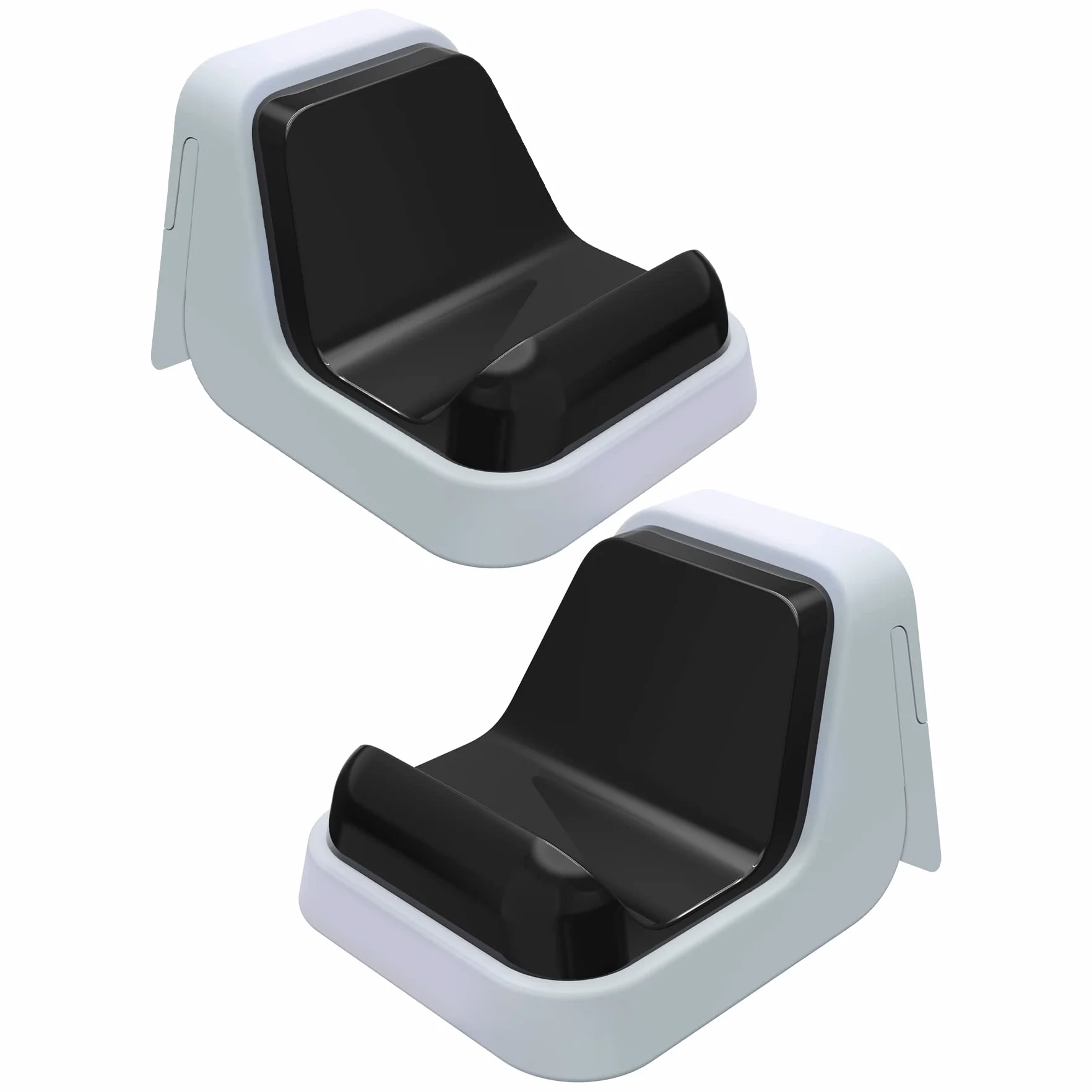 PlayVital Uchwyt Ścienny do PS5 Controller Stojak Xbox Series Wieszak na Słuchawki Stojak Switch Pro Biały