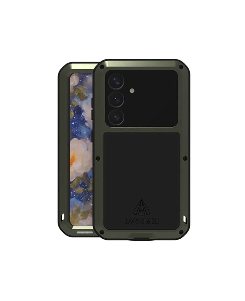 LOVE MEI Odporne na wstrząsy i wodoodporne etui do Samsung Galaxy S25 Plus Integral 360 Francja zielone