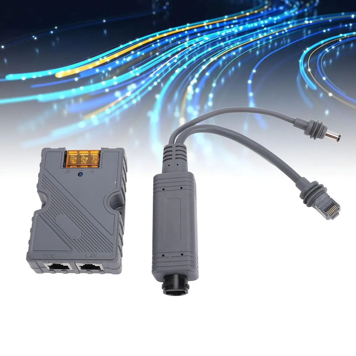 Fabater 150W Gige Poe Wtryskiwacz do Szybkiego Połączenia Sieciowego Gigabit Ethernet Zestaw Rozdzielający Ethernet dla Mini Urządzenia Antenowego
