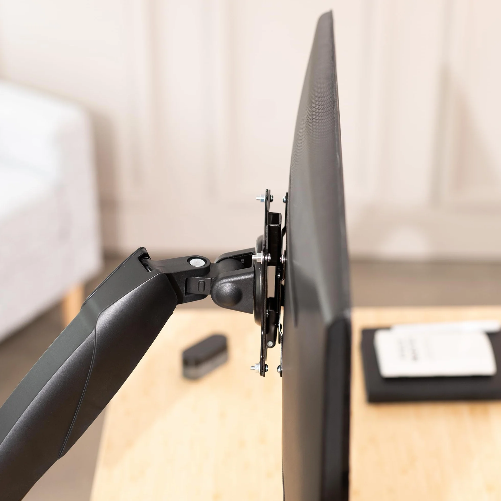 VIVO Adapter VESA Mount Quick Release, mocowanie stojaka i uchwyt ścienny, zdejmowana płyta VESA do łatwego montażu monitora LCD i ekranu telewizora, stojak VAD2