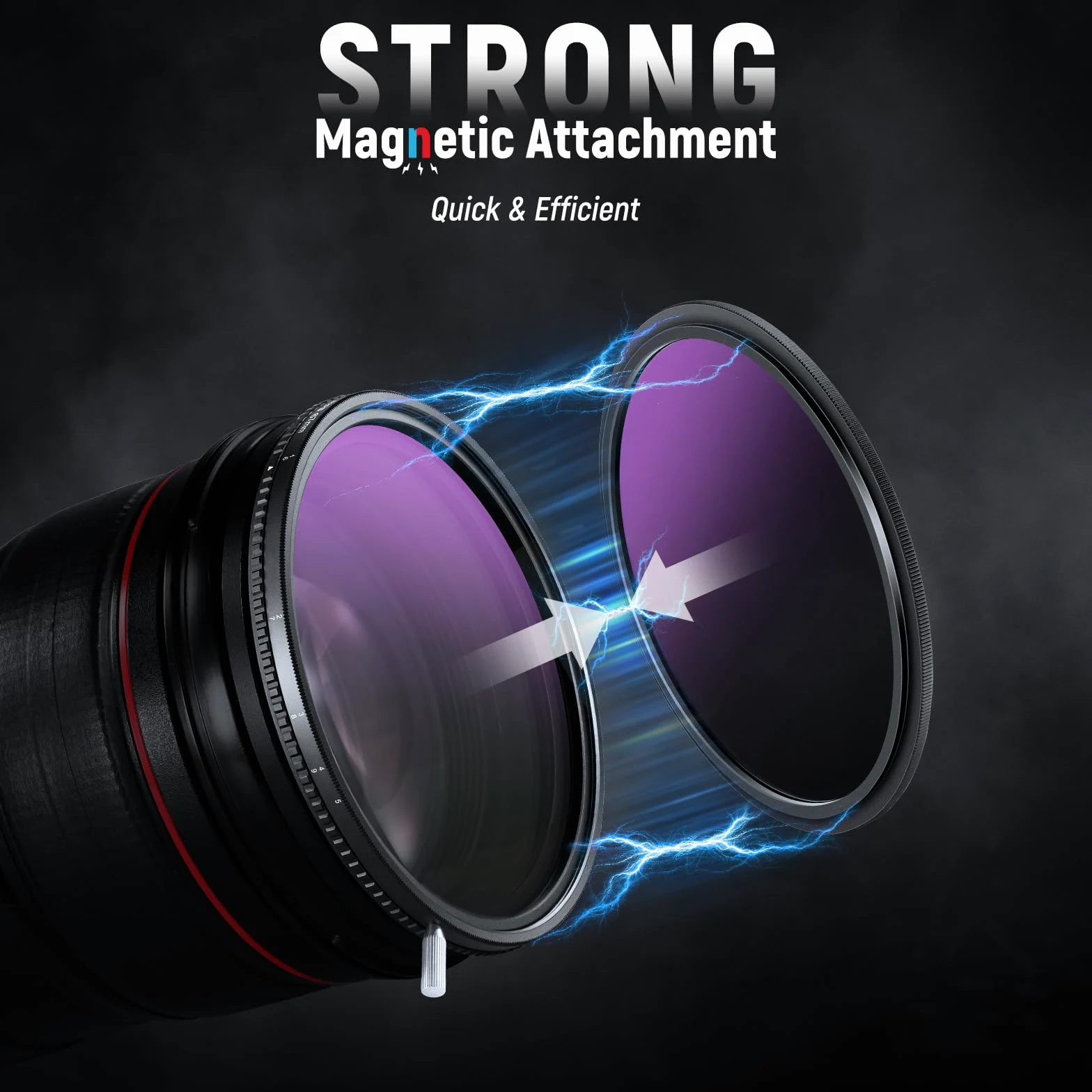 NEEWER HD True Colors 67 mm zmienny filtr ND ND2-512 (1-9 stop), filtr VND i magnetyczny filtr ND32 szary, wielokrotnie powlekany, bez przesunięcia koloru/bez krzyża/bez winietowania