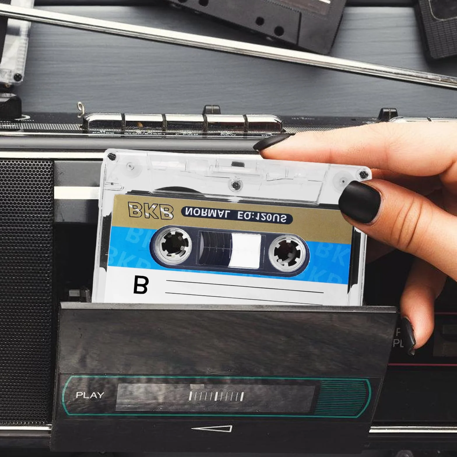 Kasety audio, puste kasety audio, 10 sztuk, 90 min, niski poziom szumów, kasety audio Empty, puste kasety na wykłady, seminaria, codzienne nagrania (90 min)