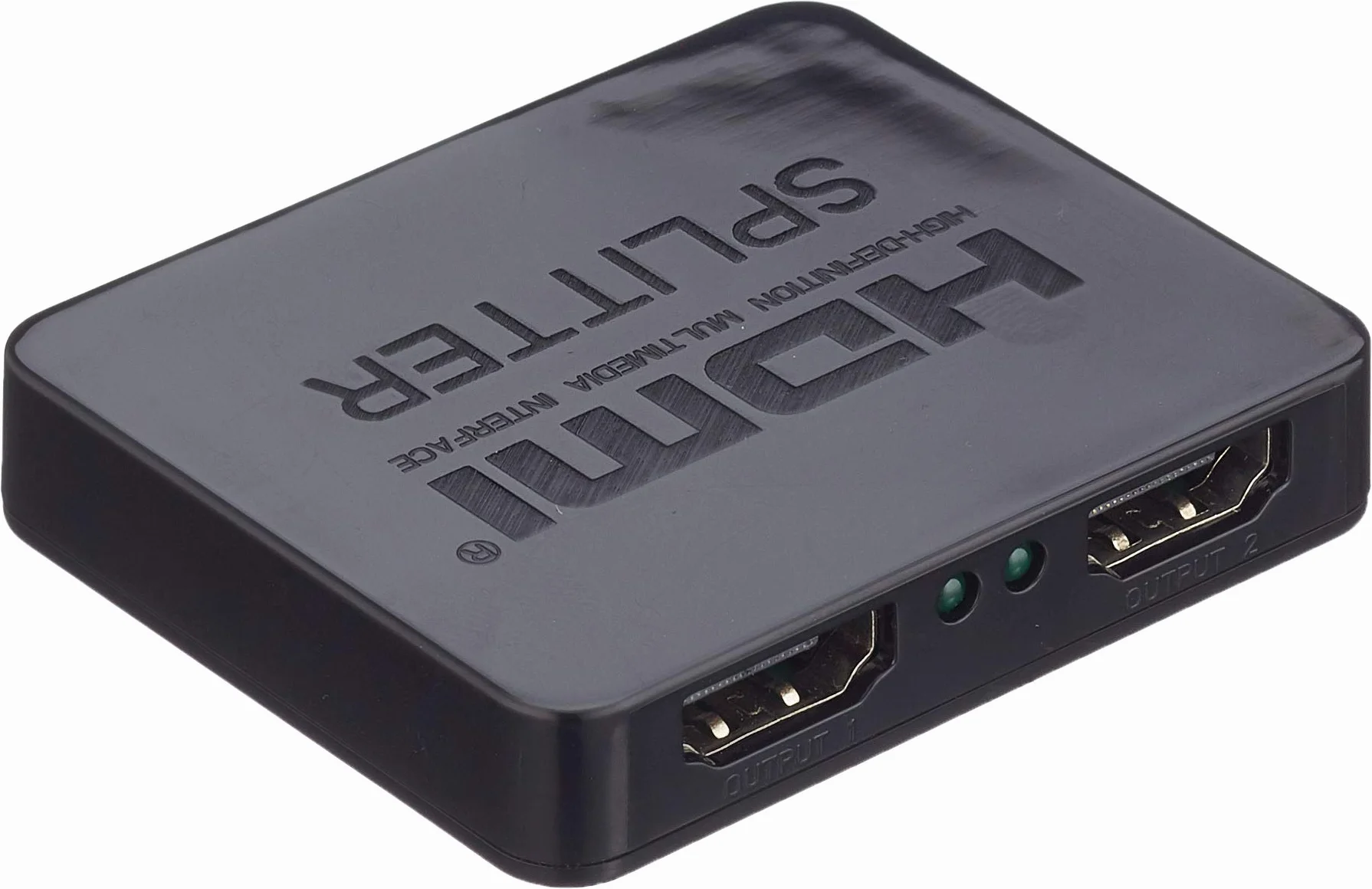 PremiumCord Rozdzielacz HDMI 4K 1-2 porty z zasilaczem USB 2160p UHD 1080p 60Hz 3D HDCP czarny