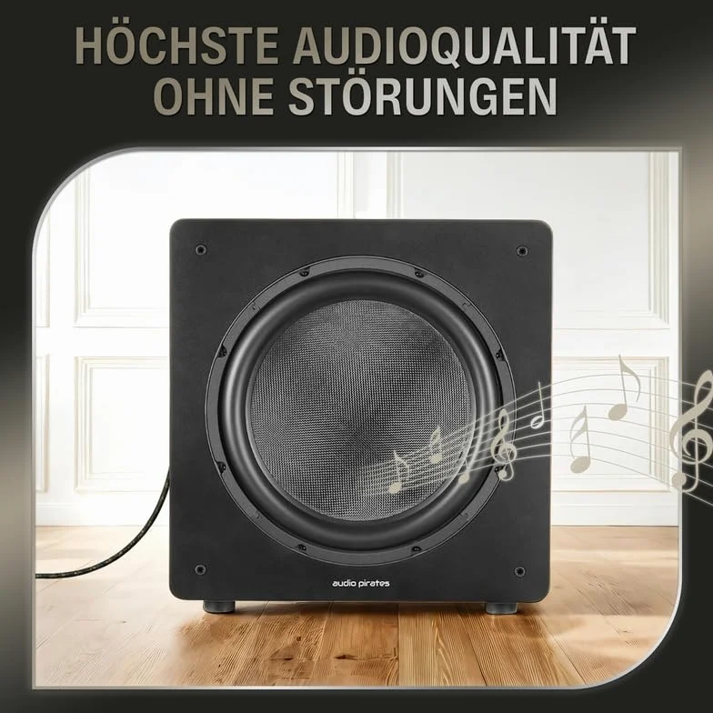 audio pirates by cammica kabel cinch, 2 x wtyczka RCA na 2 x wtyk RCA, kabel audio | High-End kabel audio ze złotymi stykami i wbudowaną funkcją rozdzielacza (10 metrów)