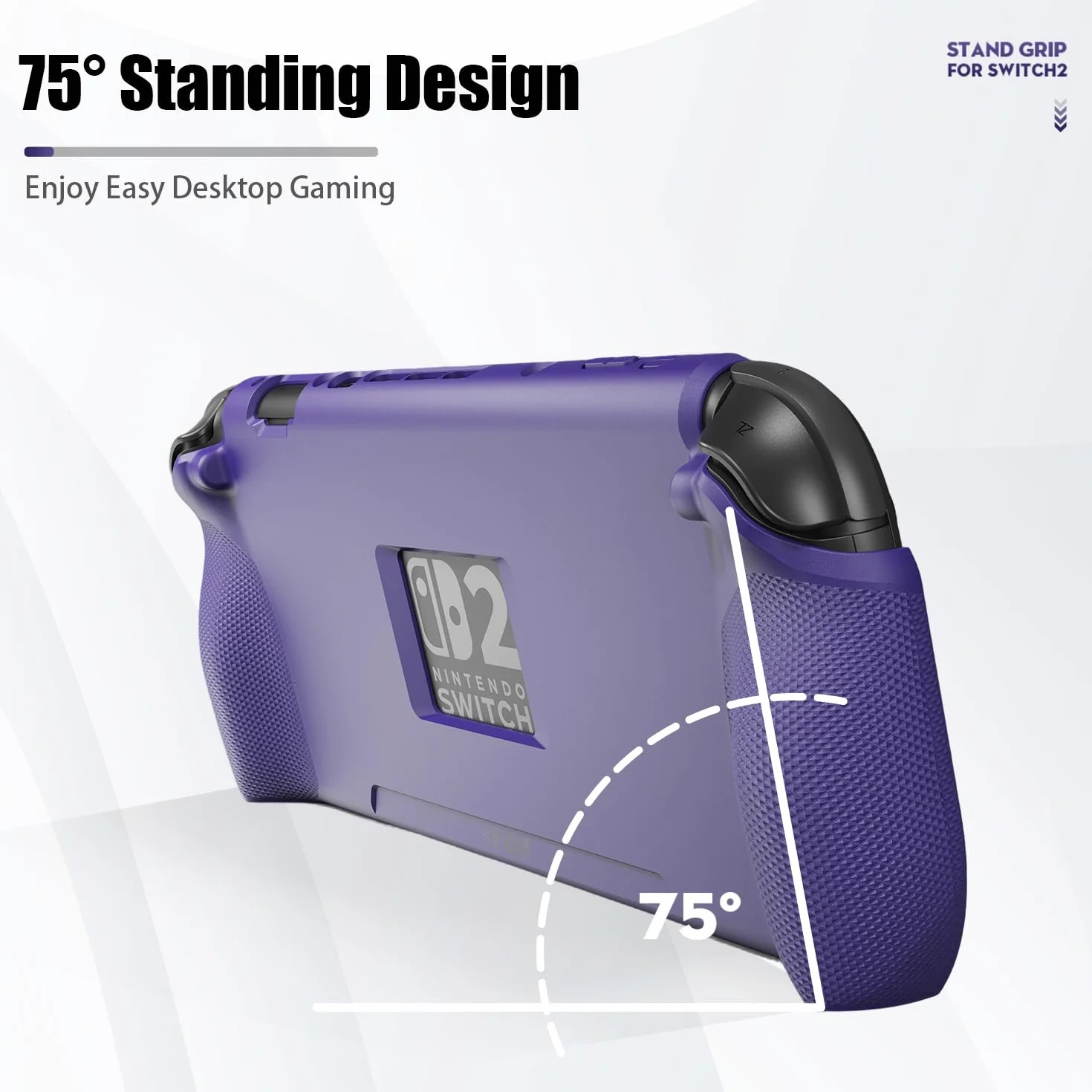 Savage Raven by Skull & Co. StandGrip for Nintendo Switch 2: A Soft Protective Case with Textured Grips Full Protection and Stand, Shock-Absorption Non-Slip and Anti-Scratch Cover Design- Jasnozielony