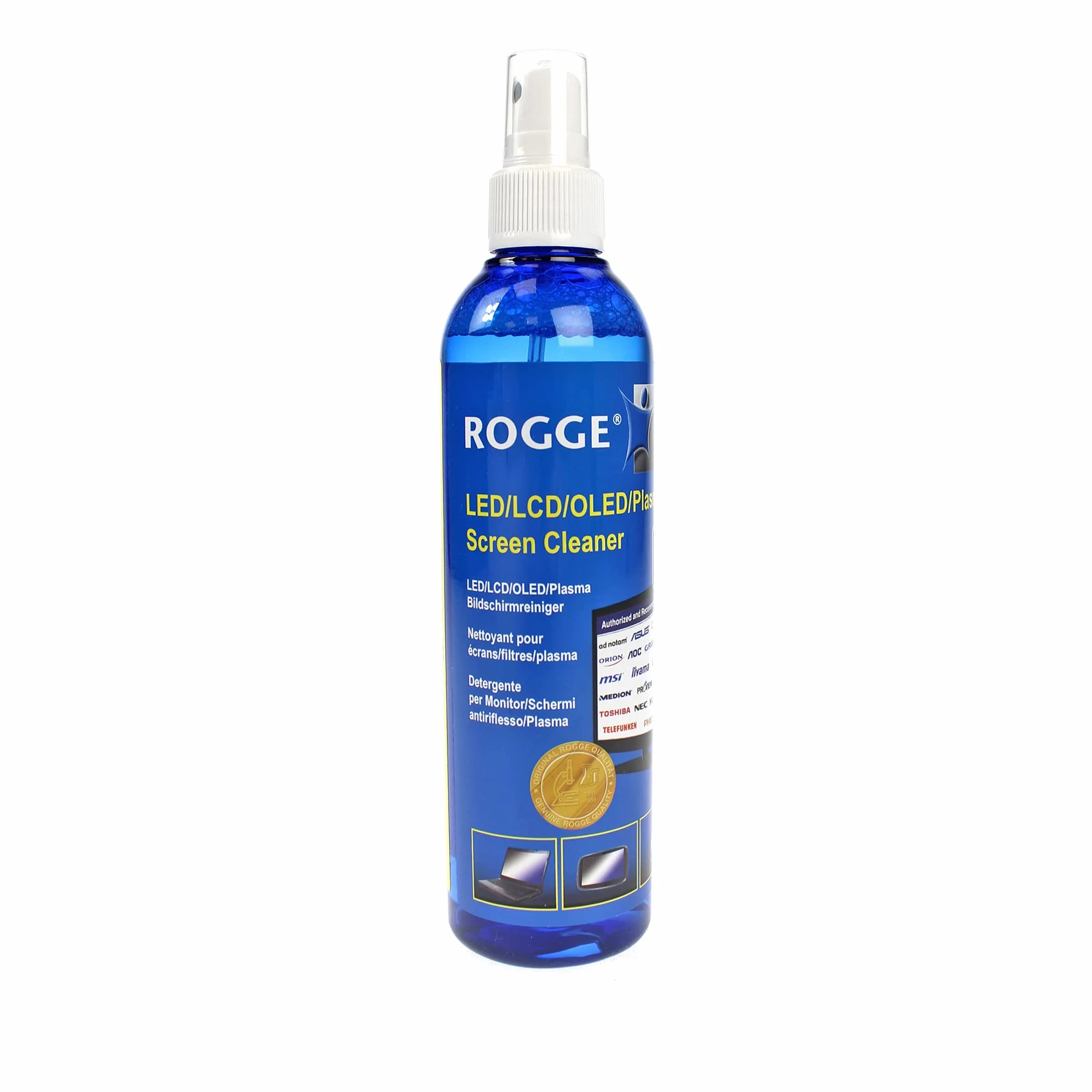 ROGGE DUO CLean Original, 250 ml LCD/TFT + środek do czyszczenia plazmy + 1 profesjonalna ściereczka z mikrofibry