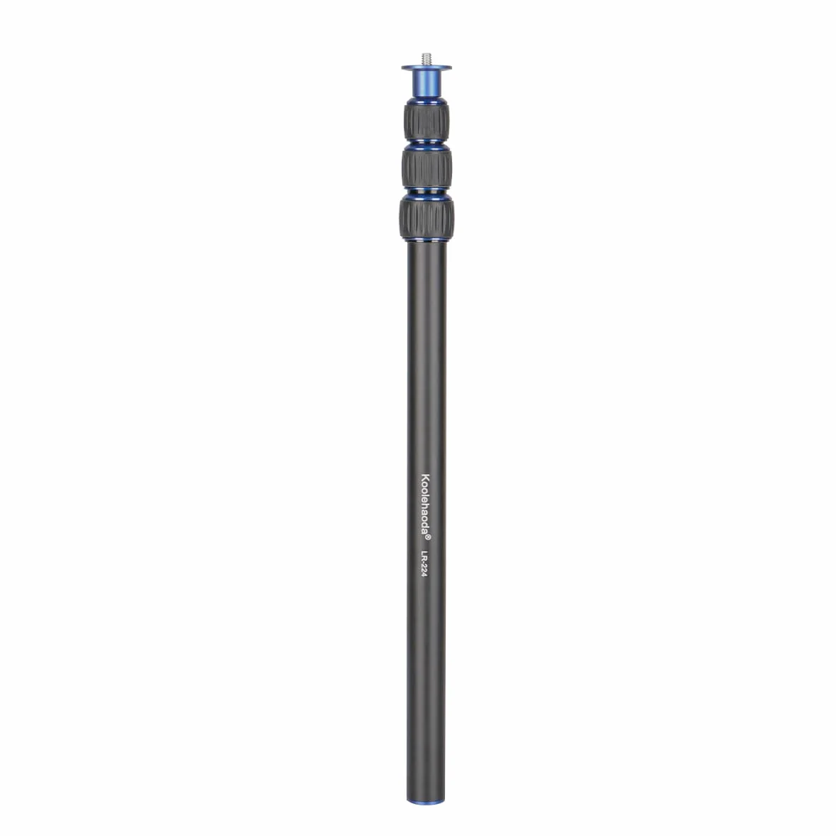 Koolehaoda Monopod aparatu 100 cm / 40 cali drążek przedłużający statyw, aluminiowa kolumna środkowa, drążek teleskopowy do statywu/kamery DSLR, LR-224