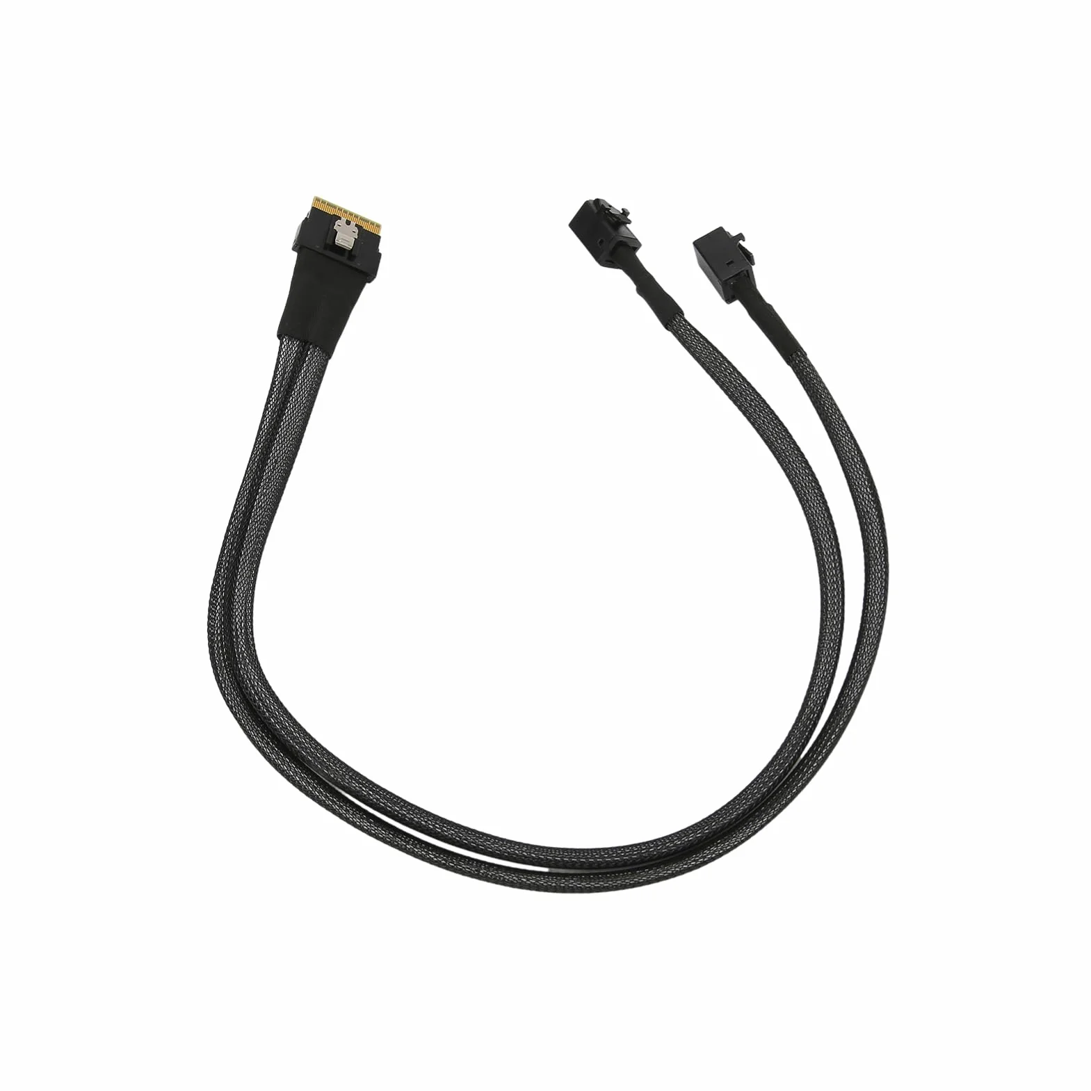 Mini SAS Kabel Serwerowy SFF 8654 8i do SFF 8643 - Połączeniowy Karty Macierzy SAS Serwera 12 Gb/s Złącze Kontrolera Hosta