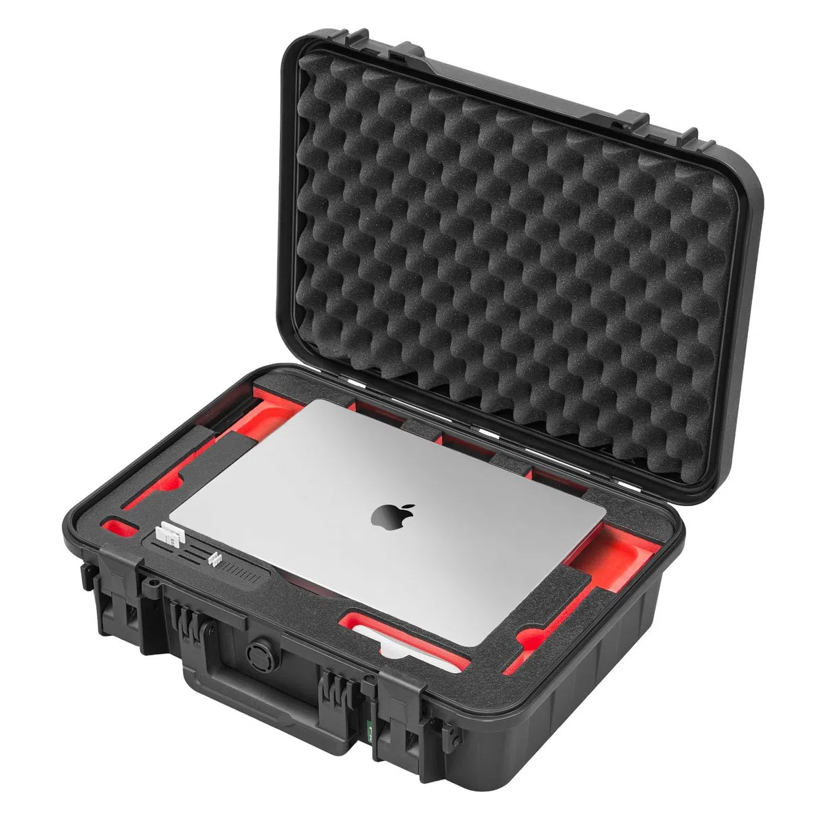 TomCase Walizka do Macbooka, wytrzymała i wodoszczelna walizka ochronna ECO (IP65) na laptopa/notebooka, czarny, 14", Case