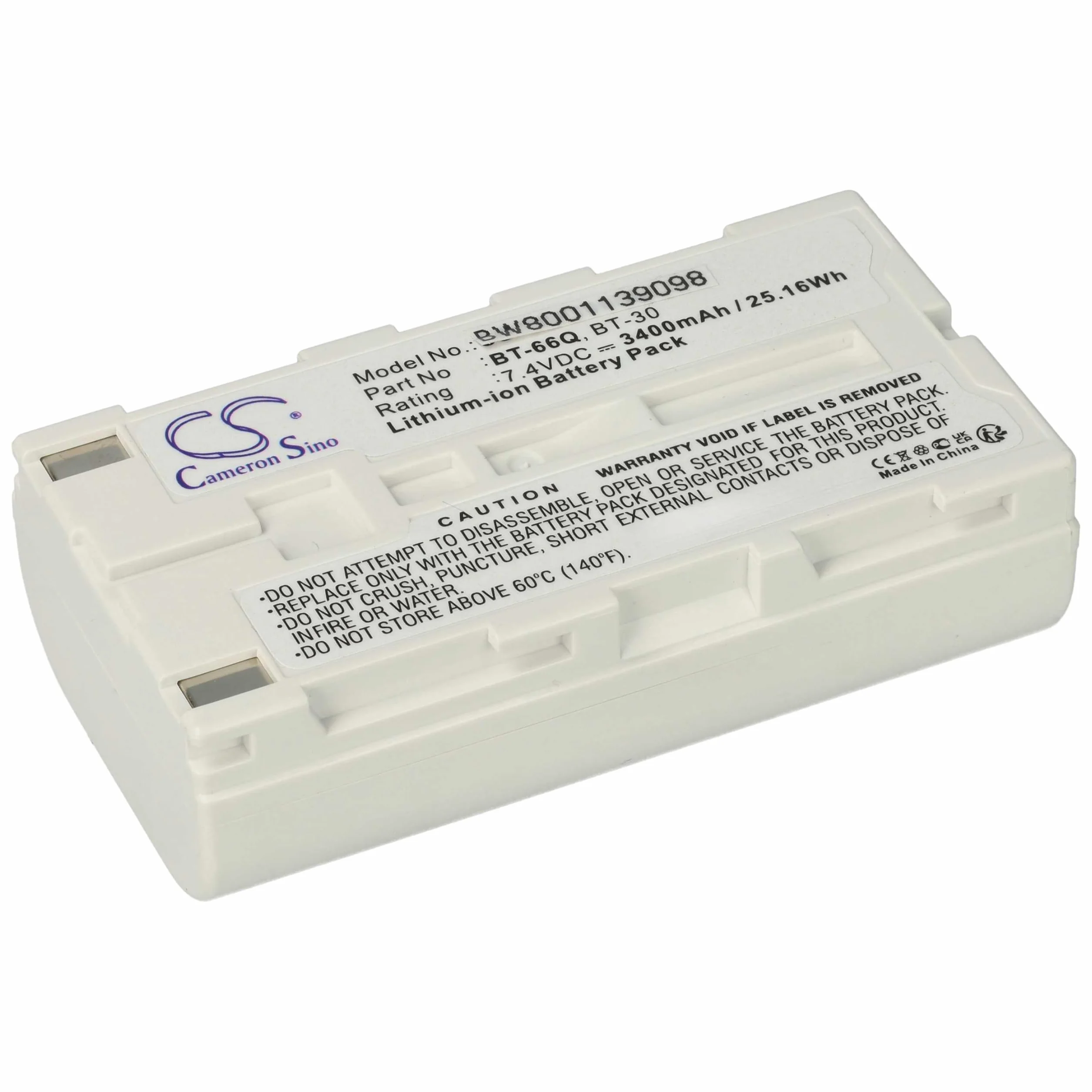 Akumulator litowo-jonowy 3400 mAh 7,4 V do Topcon GRS-1 BT-30 BT-62Q