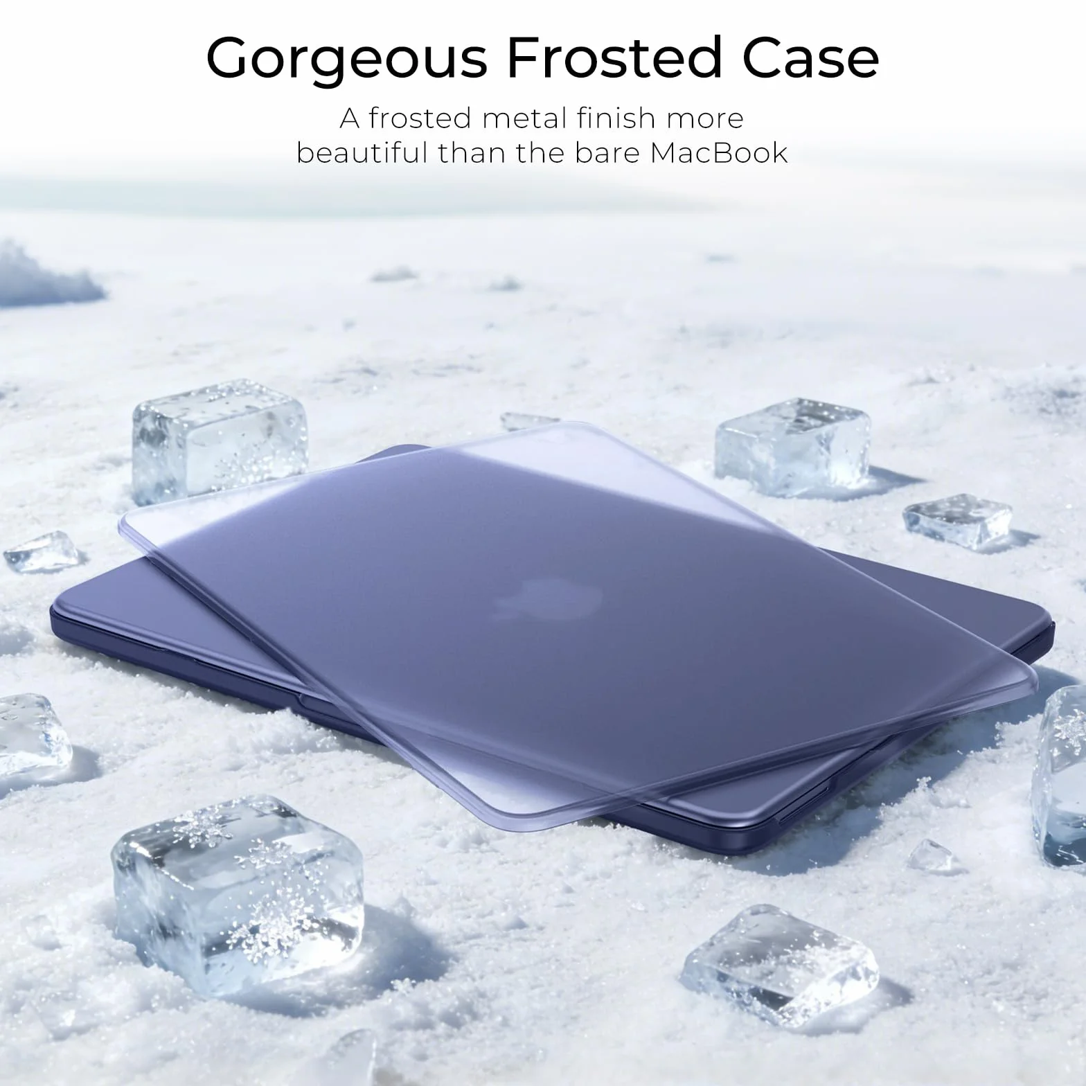 EooCoo Etui Kompatybilne z Apple MacBook Neo 2026,13"Laptop Mac A3404 z Chip A18 Pro i 13"Wyświetlaczem Liquid Retina,Ultracienkie Matowe Sztywne Plastikowe Osłona Ochronna-Indygo