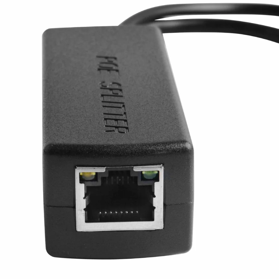 GeeekPi 2 sztuki adapterów rozgałęźników PoE 48 V na 12 V, IEEE 802.3af 10/100 Mb/s PoE z wyjściem 12 V do kamery IP, bezprzewodowego punktu dostępowego i telefonu VoIP