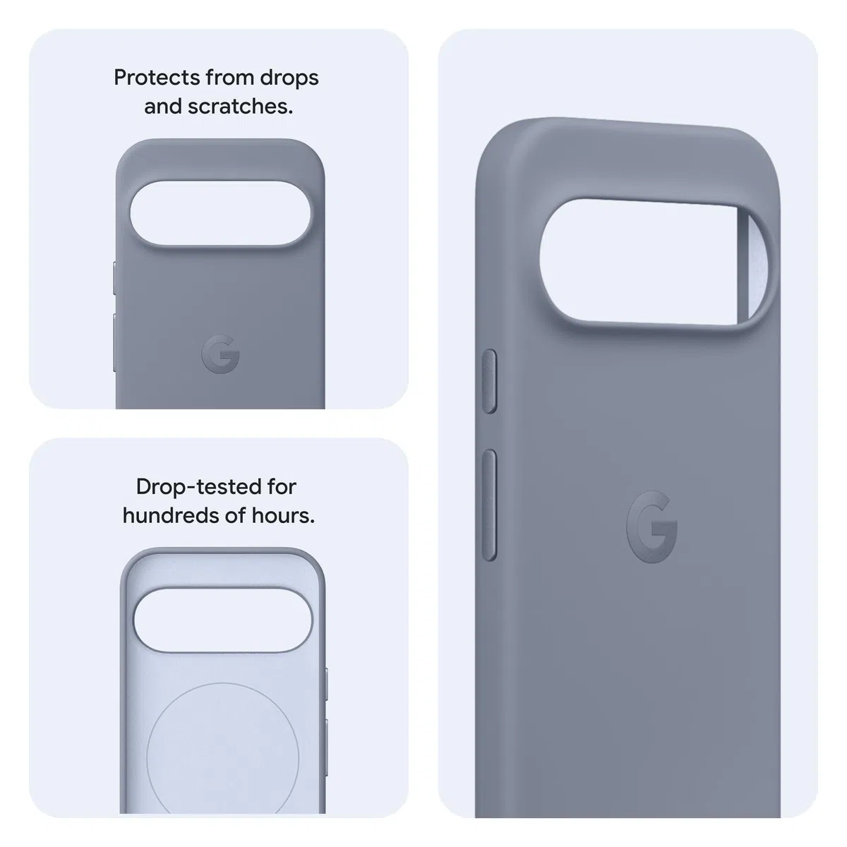 Etui na telefon Google Pixelsnap Pixel 10 Pro XL - trwała ochrona - miękki silikon - obsydian