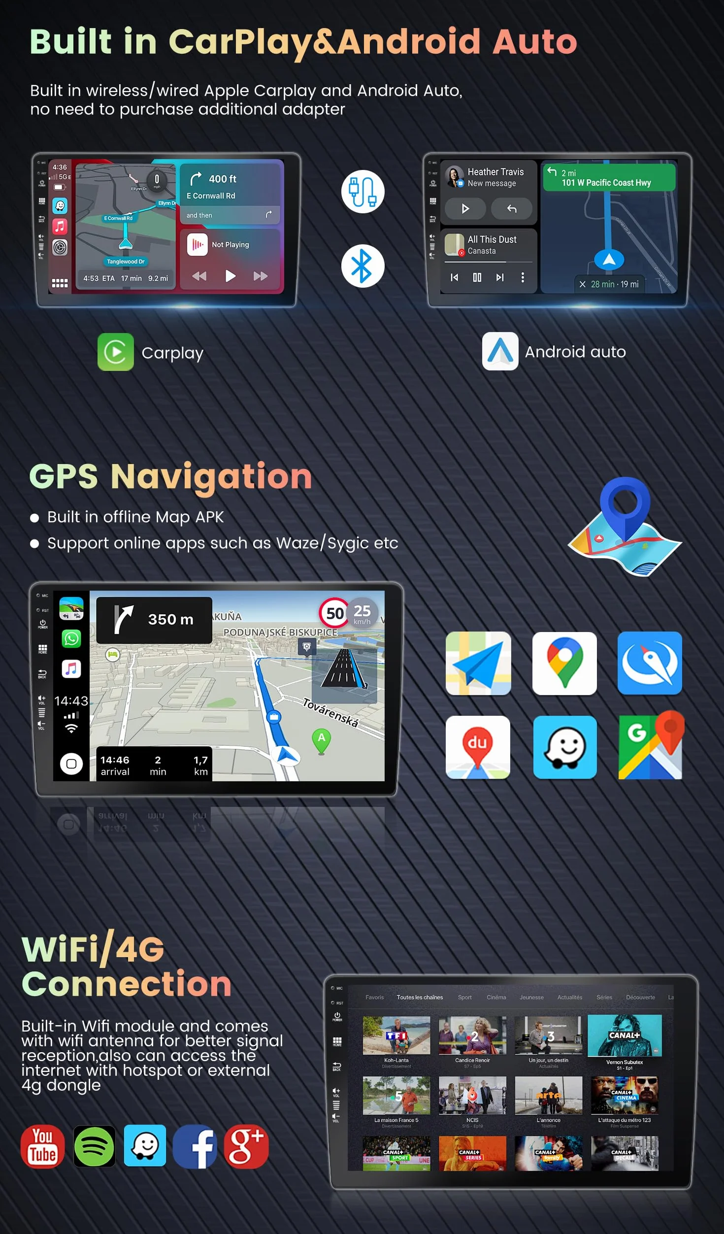 [6G + 128G] IPS 10,1" Android 15 radio samochodowe do Mazda CX-5 2012-2017 z nawigacją Octa Core-[wbudowany CarPlay/Android Auto/DSP/Mirror Link/GPS Navi/360 Camera/Bluetooth 5.0/WiFi/USB