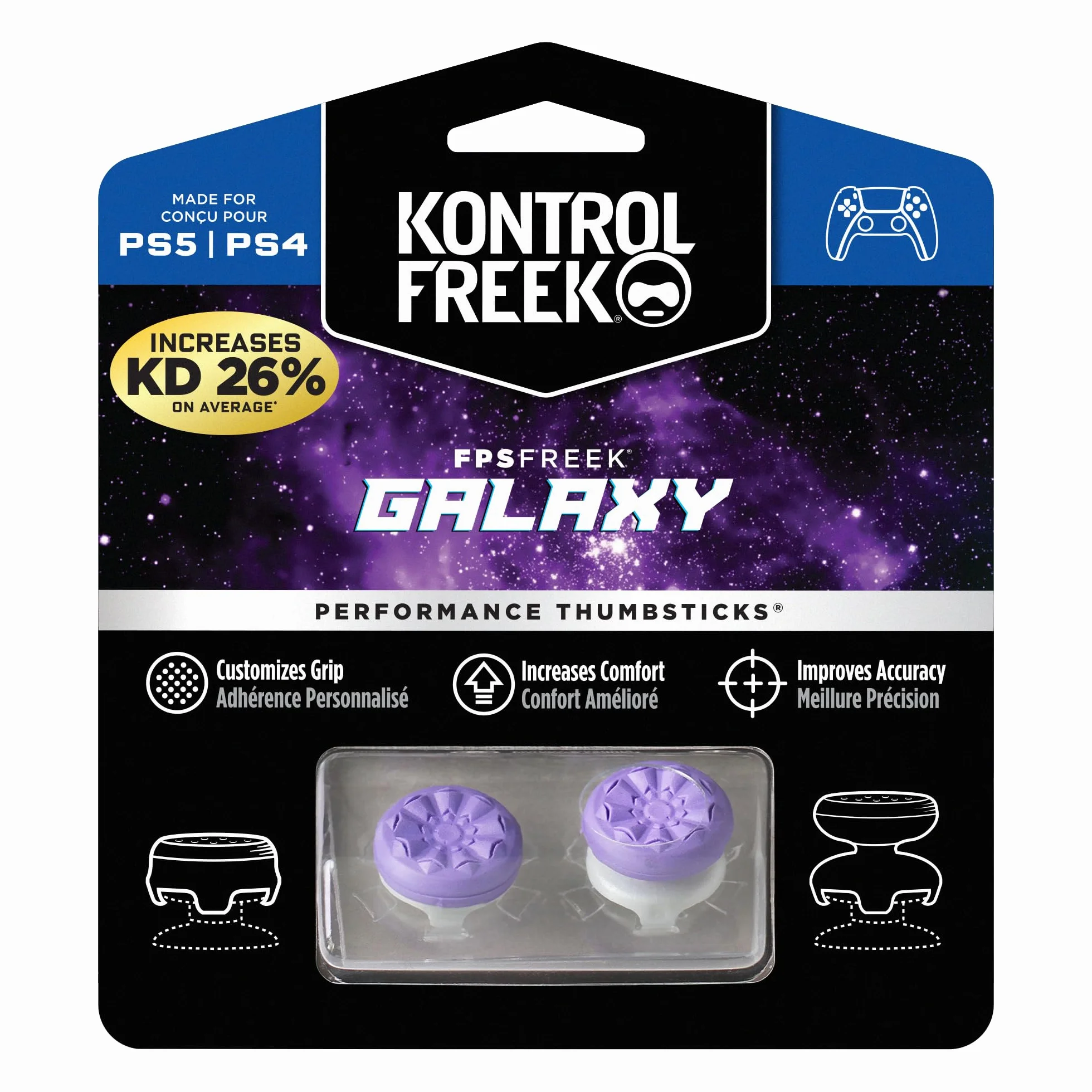 KontrolFreek FPS Freek Galaxy PS5/PS4 4 ząbki