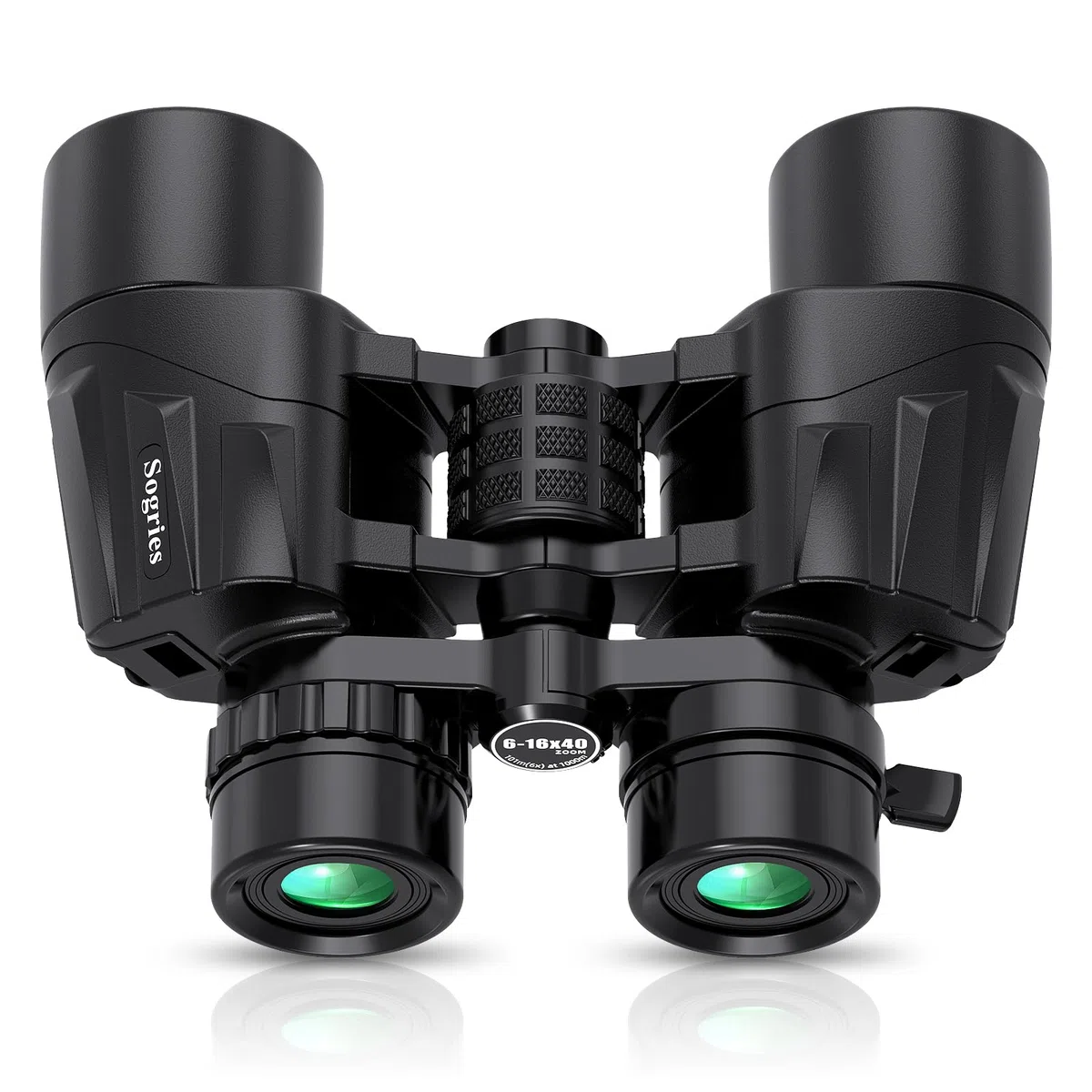 Lornetka z zoomem 6-16 x 40 dla dorosłych, wojskowa lornetka o dużej mocy do obserwacji ptaków, podróży, koncertów myśliwskich z dużym widokiem, BAK4, obiektyw FMC, wyraźne widzenie w nocy w słabym