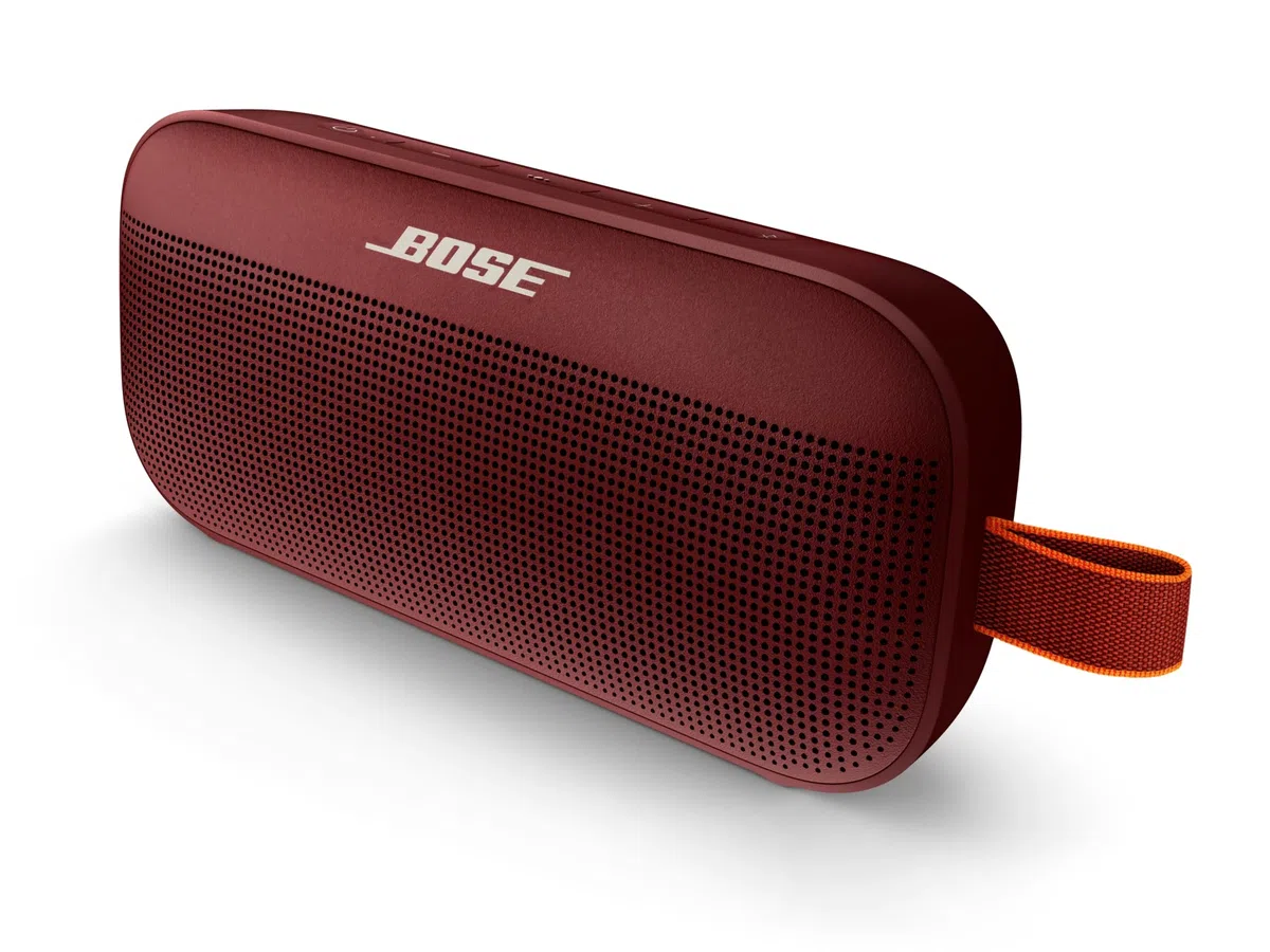 Głośnik Bluetooth Bose SoundLink Flex bezprzewodowy, wodoodporny, przenośny głośnik zewnętrzny, czerwony