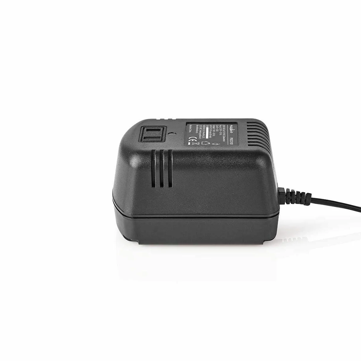 NEDIS POCO101 przetwornica | 230 V AC - 110 V AC | 75 W | nieuziemione wyjście US czarny