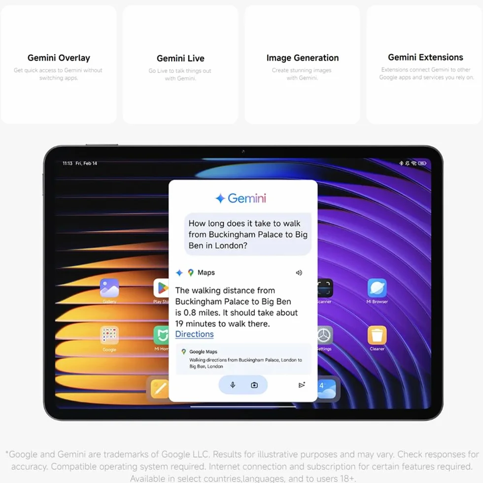 XIAOMI Tableta Pad 7 o rozmiarze 11,2 cala, 8 GB pamięci RAM + 256 GB pamięci, ekran 3.2K 144 Hz, Snapdragon 7+ trzeciej generacji, bateria 8850 mAh, ładowanie szybkie 45W