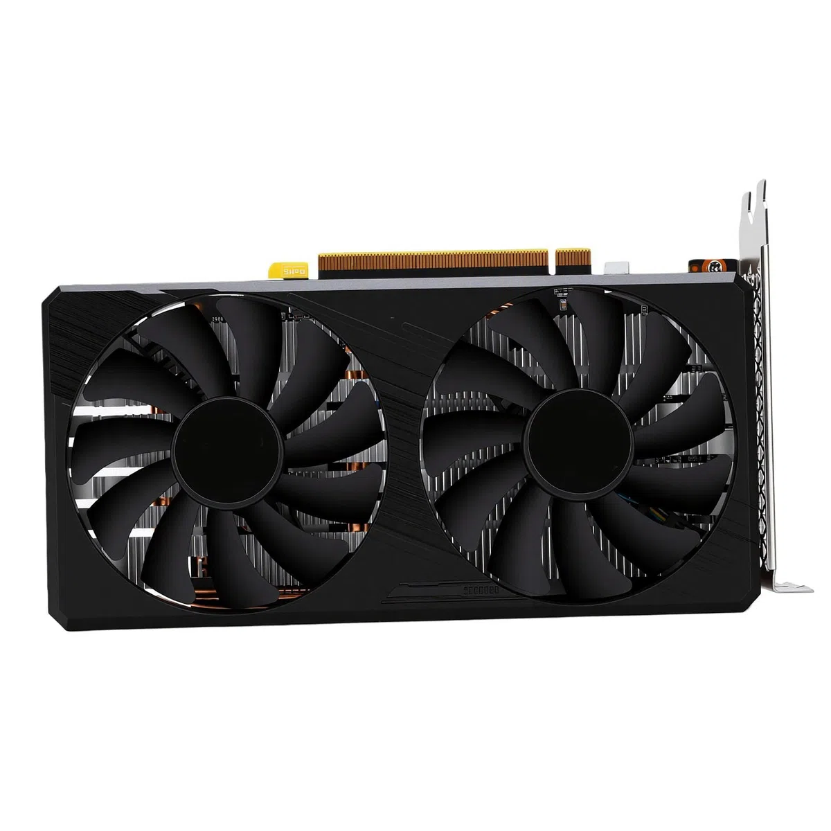XUMIUZIY Karta Graficzna, 192-bitowa Karta Graficzna PCI Express 3.0 X16 6 GB GDDR5 do Gier z Podwójnym Wentylatorem 1xinterfejs Multimedialny Wysokiej Rozdzielczości 2xDisplayPort