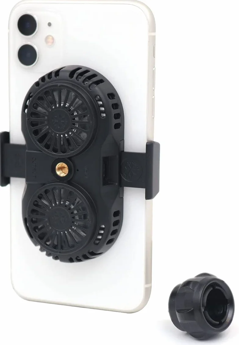 Wentylator chłodzący telefon komórkowy półprzewodnikowy chłodziarka, 10-6,5 cm, czarny