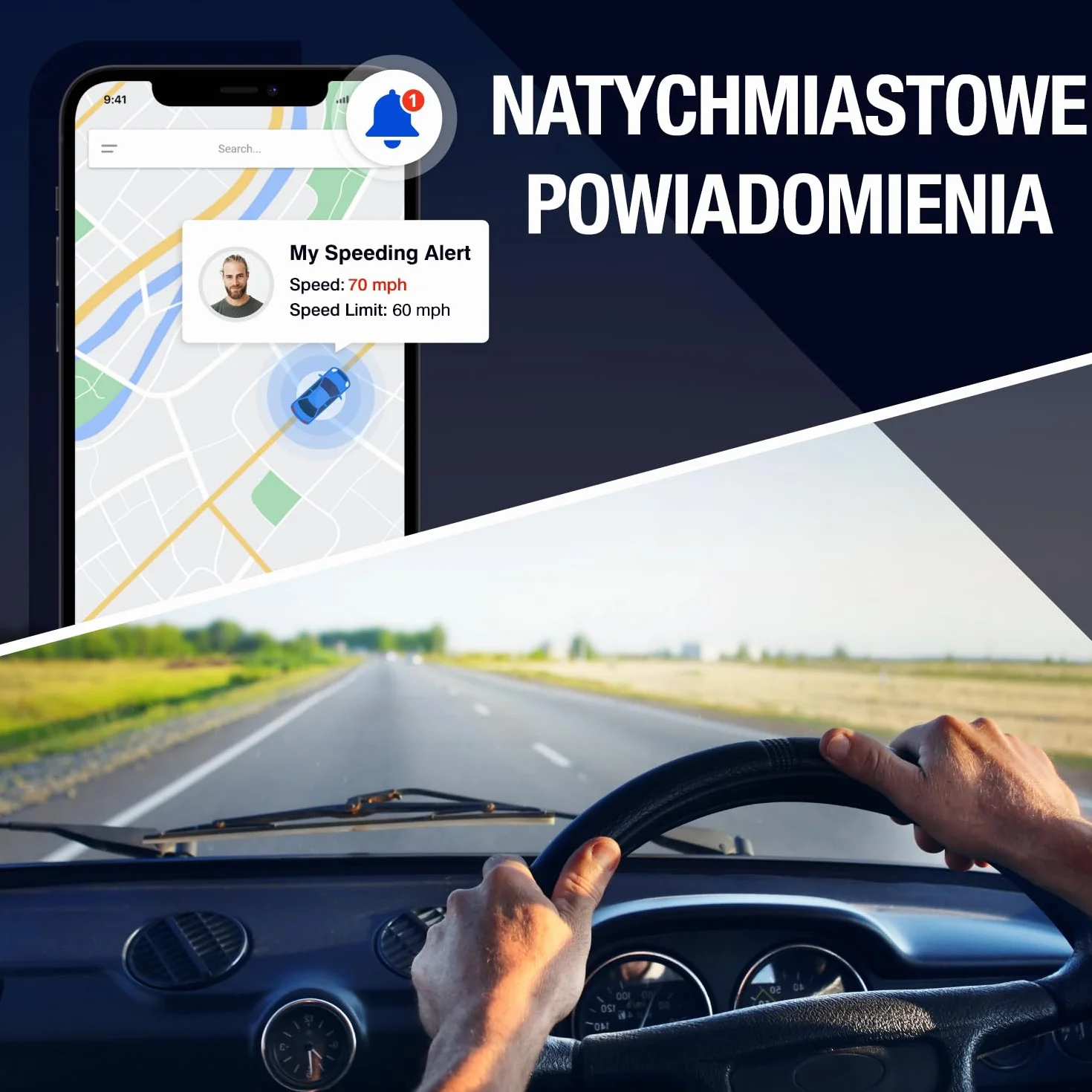 GPSLive Geo Track Lokalizator GPS do Pojazdów – Tracker GPS do Samochodu, Vana i Motocykla, Śledzenie GPS w Czasie Rzeczywistym, Samodzielna Instalacja, System Telematyczny