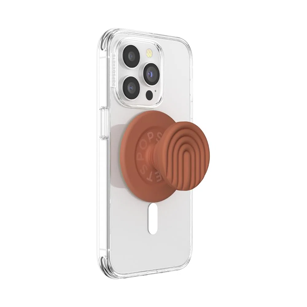 PopSockets PopGrip do MagSafe, magnetyczny uchwyt i podstawka do telefonu, wymienna góra, bezpieczny uchwyt do iPhone'a MagSafe, podpórka do oglądania bez użycia rąk, kompatybilna z bezprzewodowym