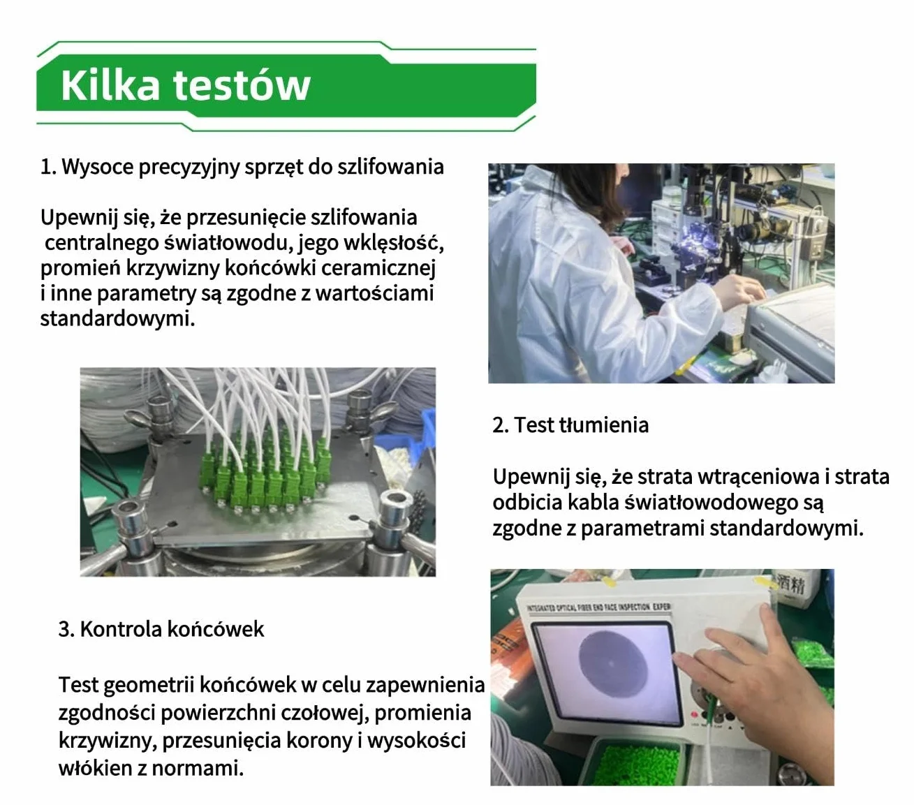 Kabel światłowodowy LC/APC do LC/APC, Przedłużacz z bezpłatnym adapterem, Światłowód Jednomodowy Prosty​​ (20m)