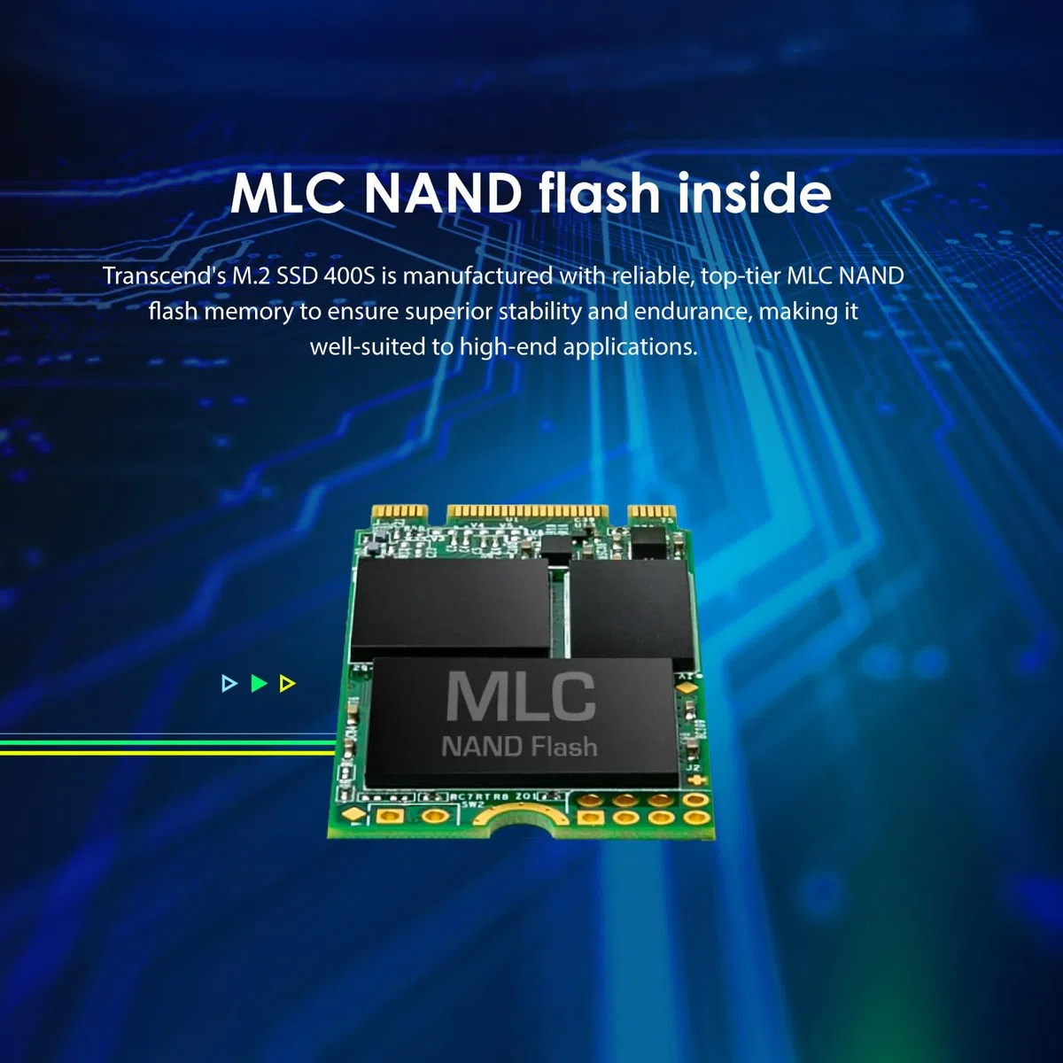 Transcend MTS400S 32 GB M.2 2242 SATA SSD MLC (TS32GMTS400S)