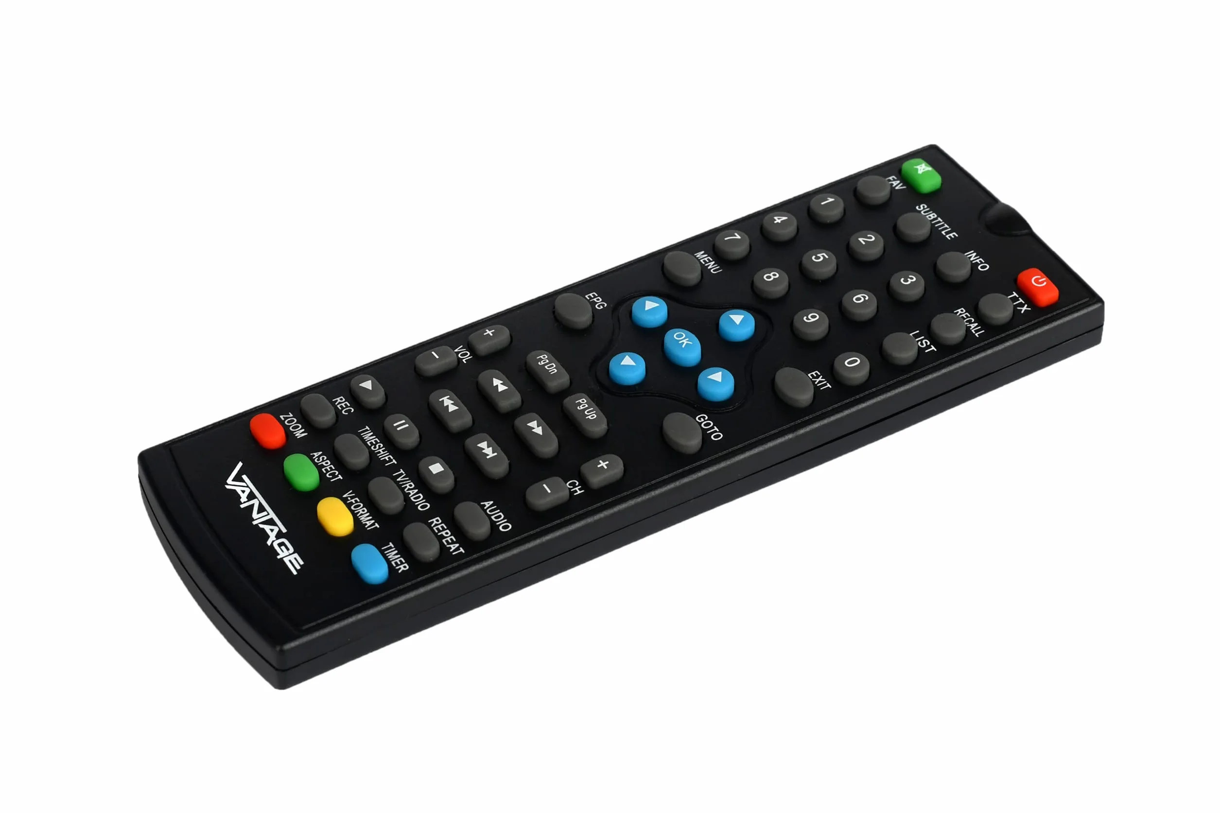 Vantage VT-92 T-HD Odbiornik DVB T2 HEVC HDMI USB SCART Czarny