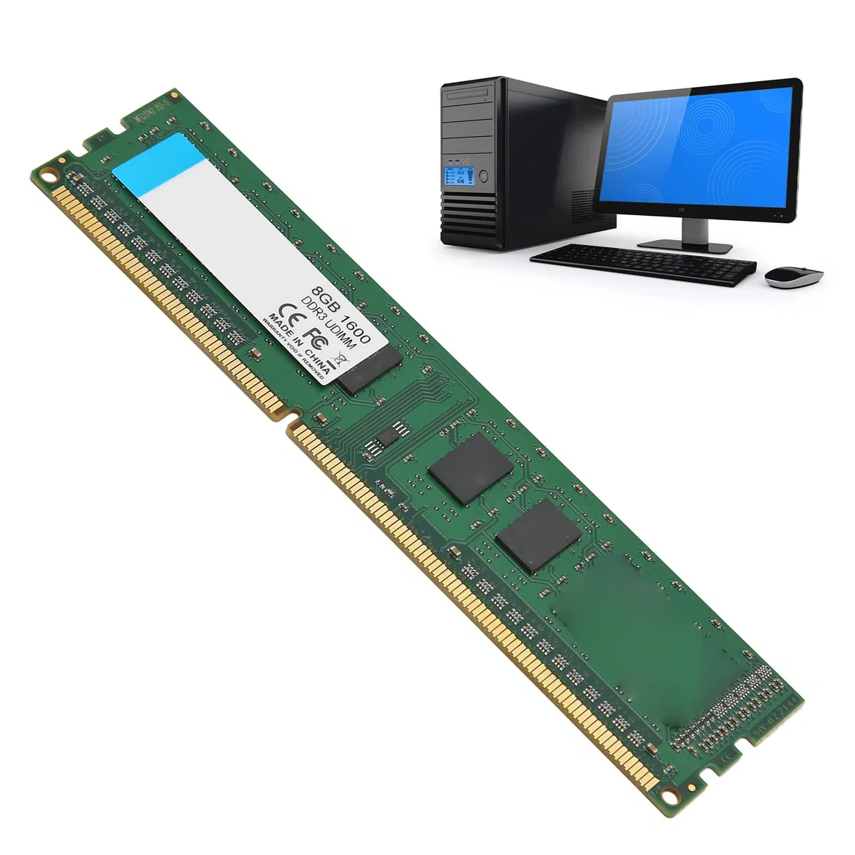 DDR3 1600 MHz Pamięci RAM Profesjonalnego Laptopa w Celu Poprawy Wydajności Komputera Stacjonarnego (8GB)