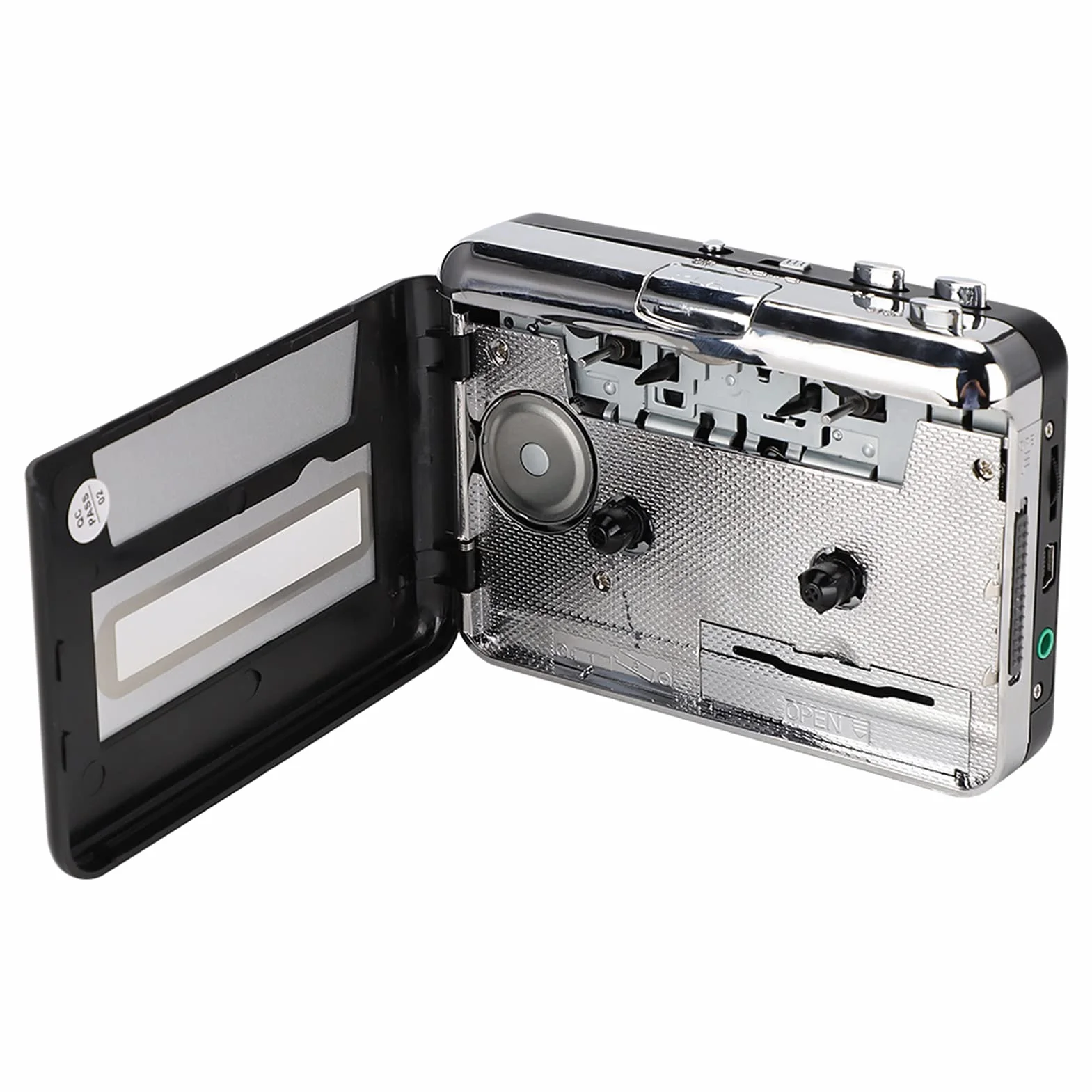 Kassettenrekoder Przenośny Odtwarzacz Taśm USB na MP3 Stereofoniczny Odtwarzacz Muzyki