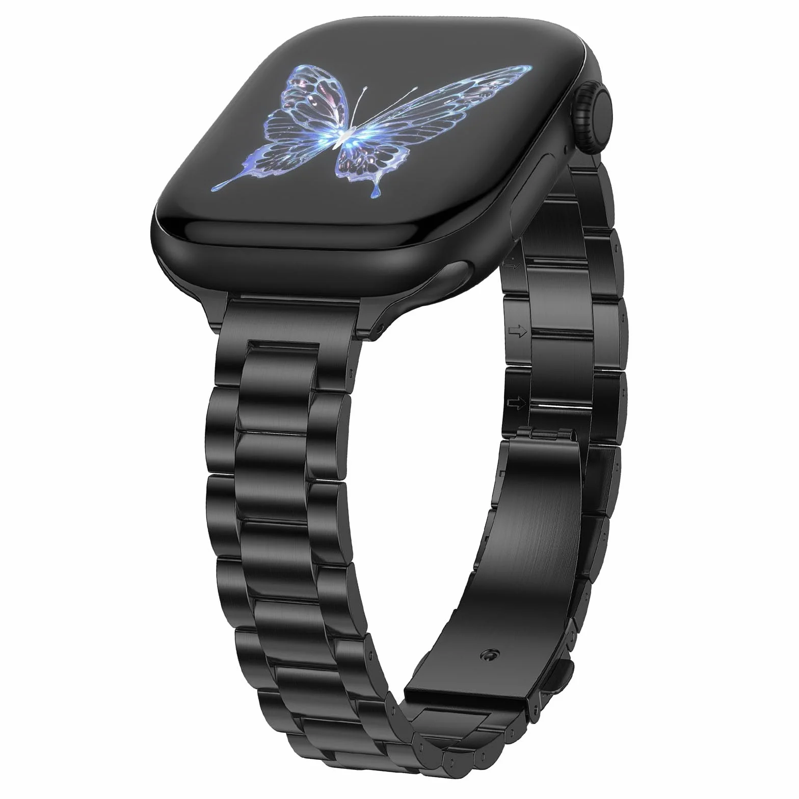 Cienkie metalowe paski ze stali nierdzewnej kompatybilne z Apple Watch Band 49/46/45/44/42/41/40/38 mm iWatch Ultra 2/1 Series 10 9 8 7 SE