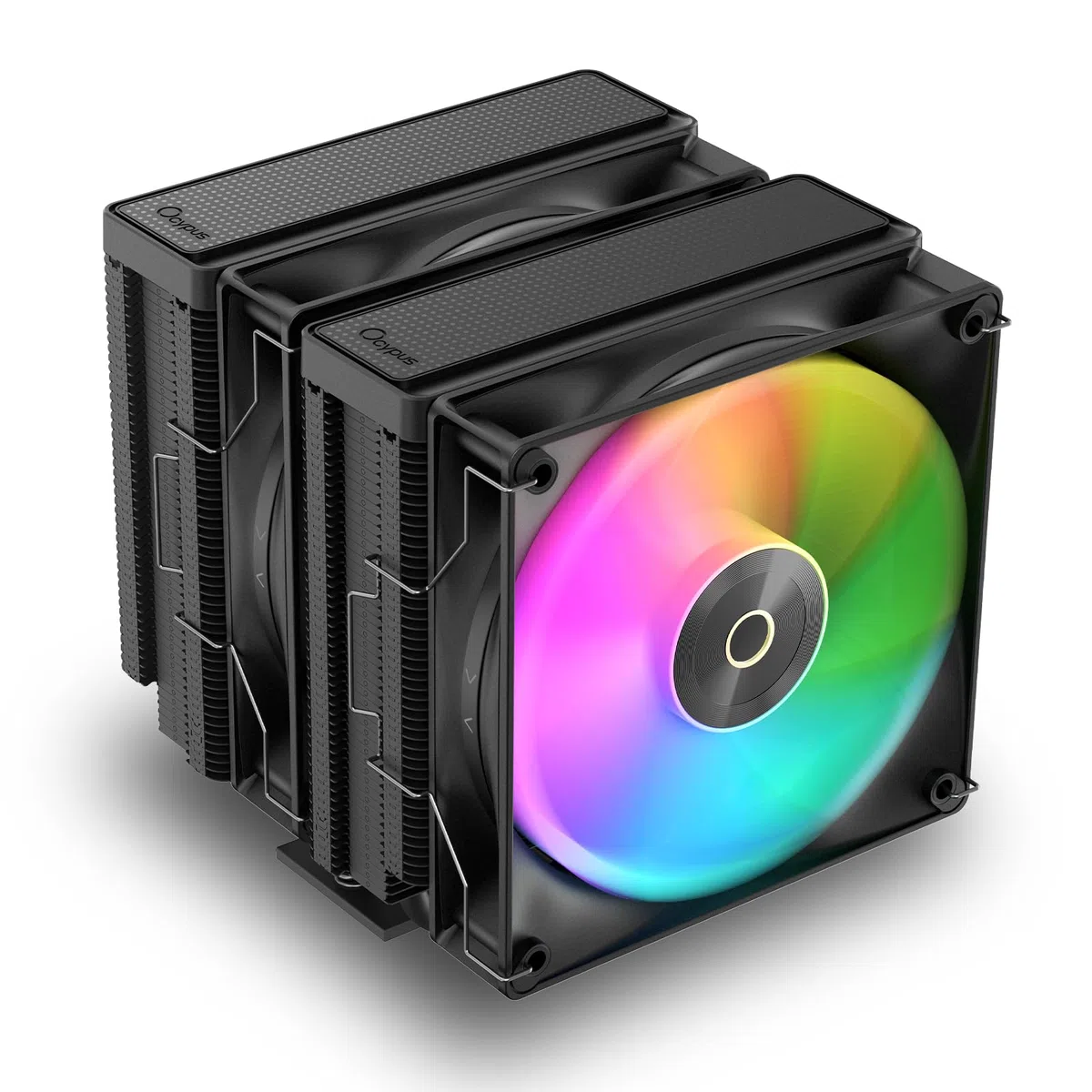 Delta A62 ARGB CPU Air Cooler with ARGB Function,120MM Hydraulic Bearing Silence PWM Fan,6 Copper Heat Pipes,Computer CPU Cooling Fan for AMD AM4/AM5,Intel LGA 115X/1200/1700/1851,BK
