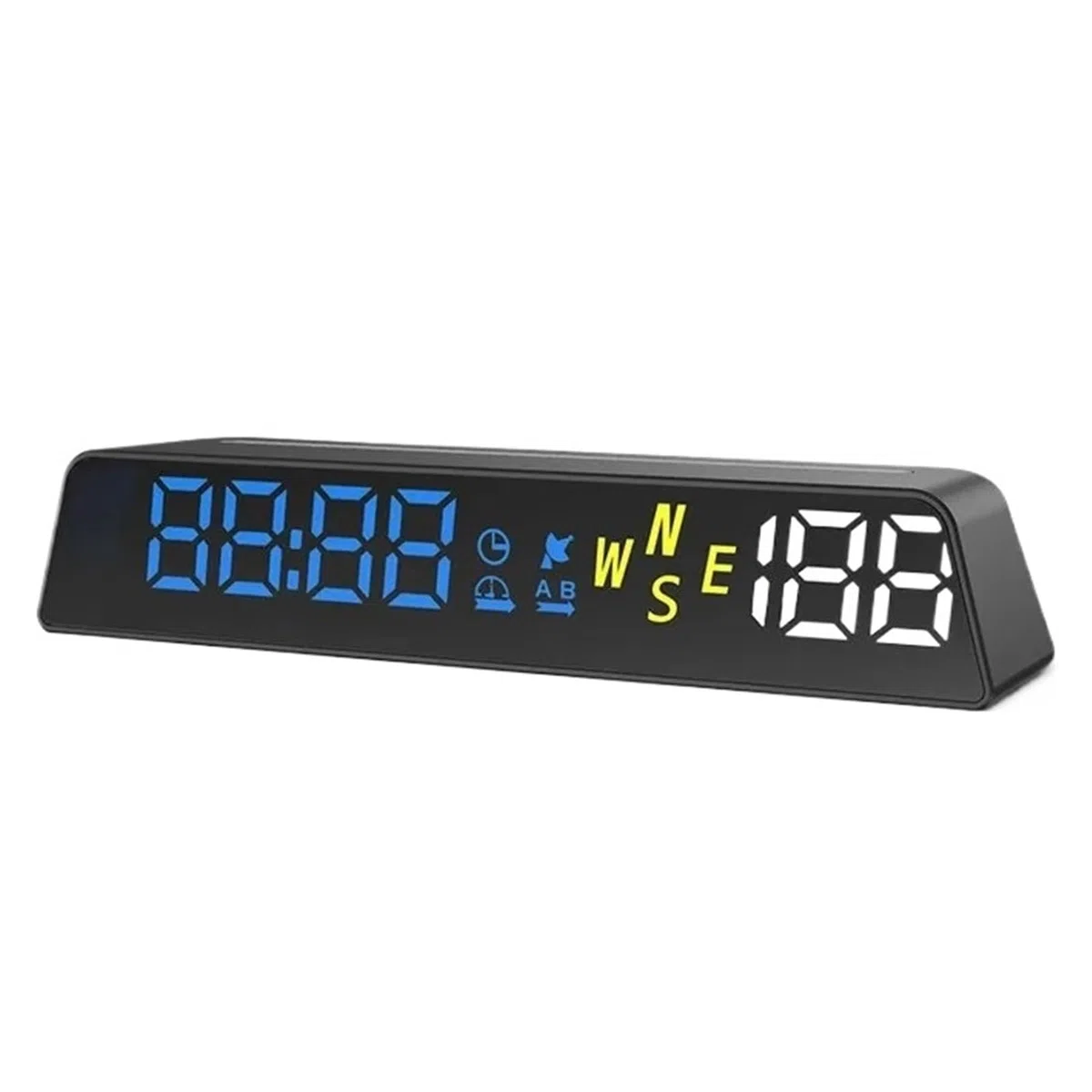H500G GPS HUD Wyświetlacz Head Up Inteligentny Cyfrowy Miernik Przypomnienia O Alarmie I Start Stop Z Samochodem(Blue-White-B)