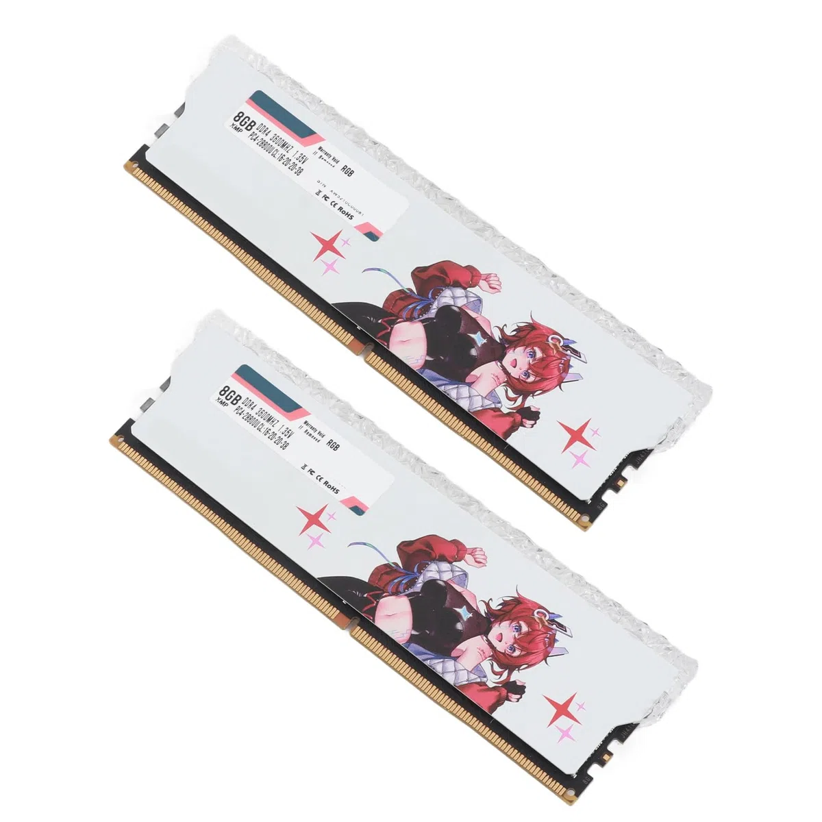 Cryfokt Wysokowydajny moduł Pamięci DDR4 RAM 3600 MHz z XMP2.0 do Komputerów Stacjonarnych 2 X DDR4 RAM (16 GB (2x8 GB))